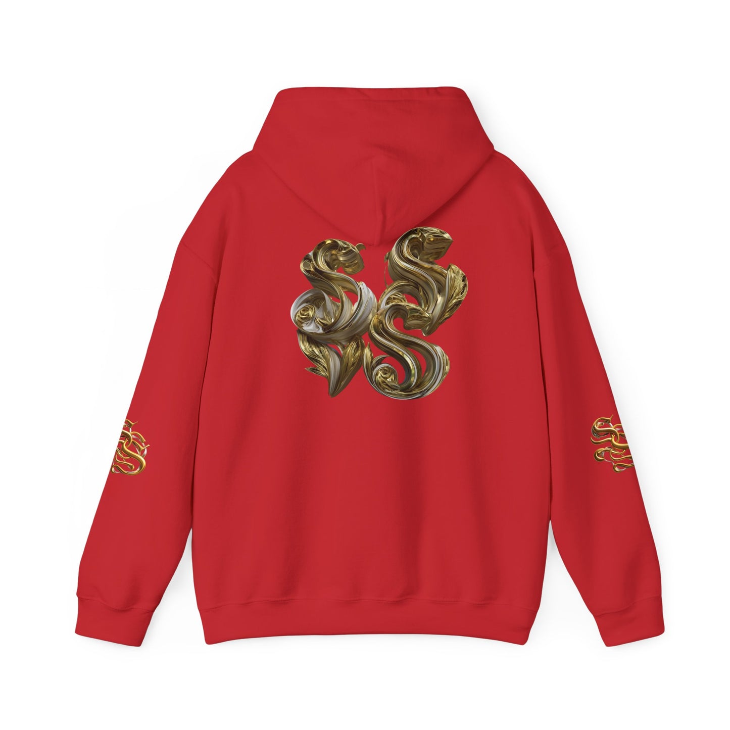 Luxury Gold Print Unisex Hoodie - Supreme SHISHII Design