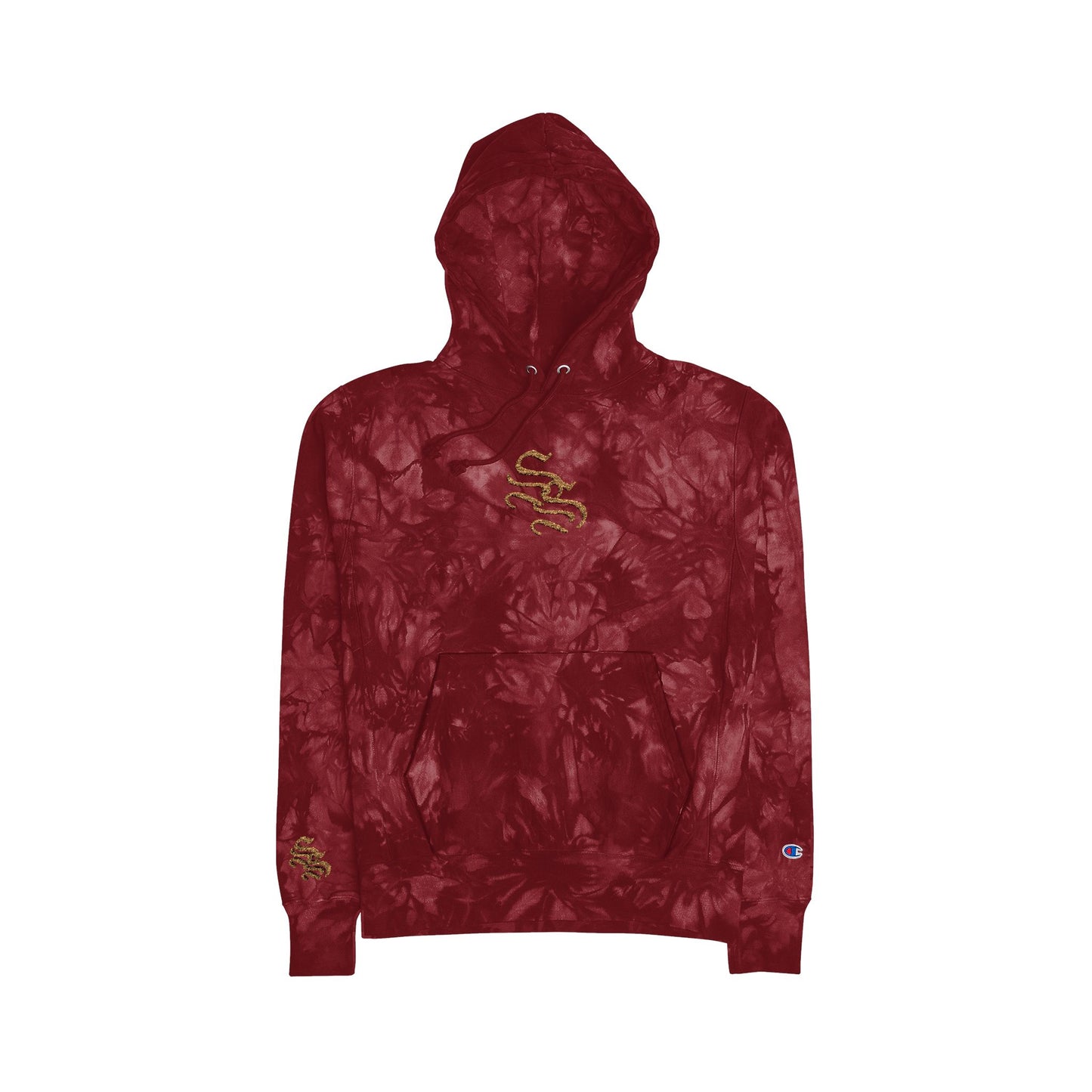 Unisex Champion Tie-Dye Hoodie (Embroidery)