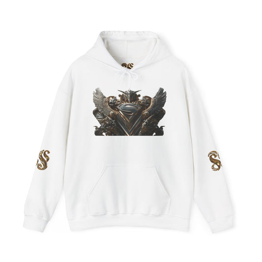 Epic Fantasy Unisex Hooded Sweatshirt with Bold Design