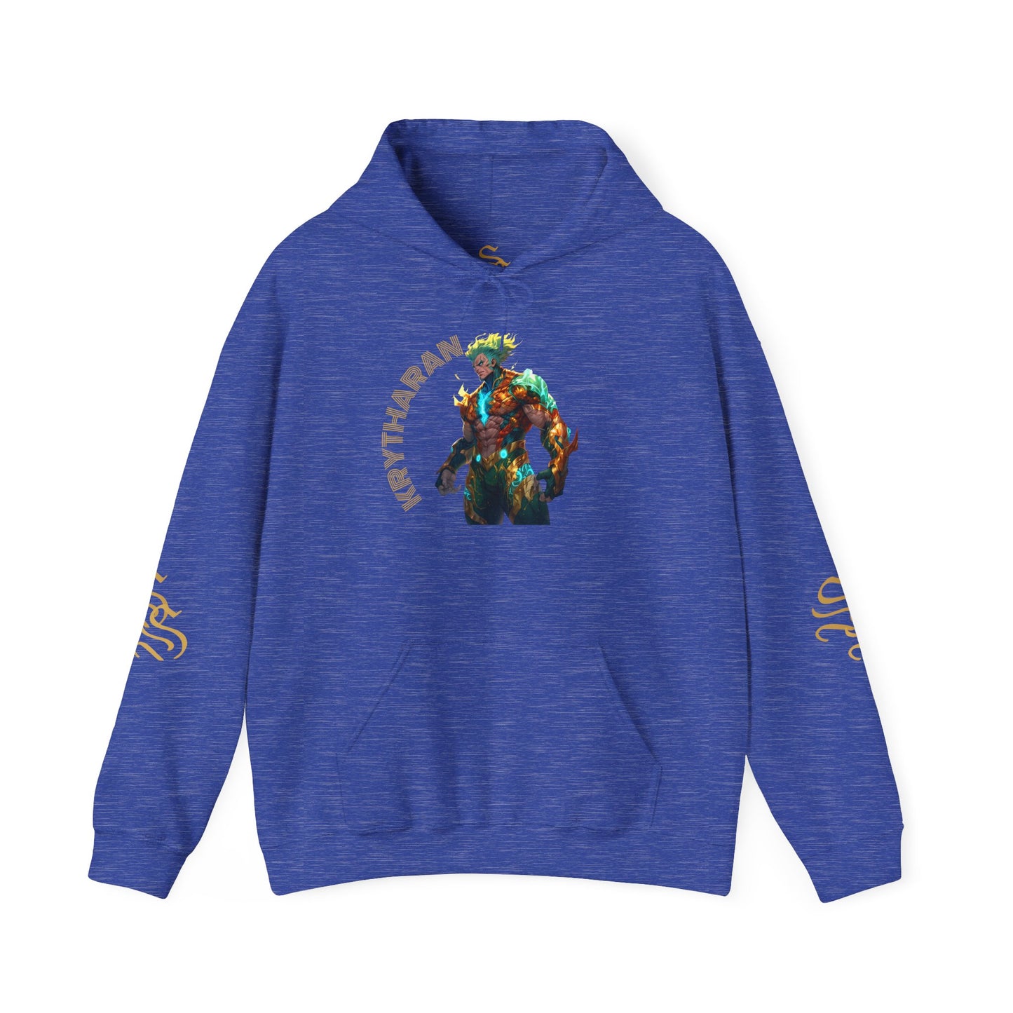 Fantasy-Inspired Unisex Hoodie with Mythical Graphic Design