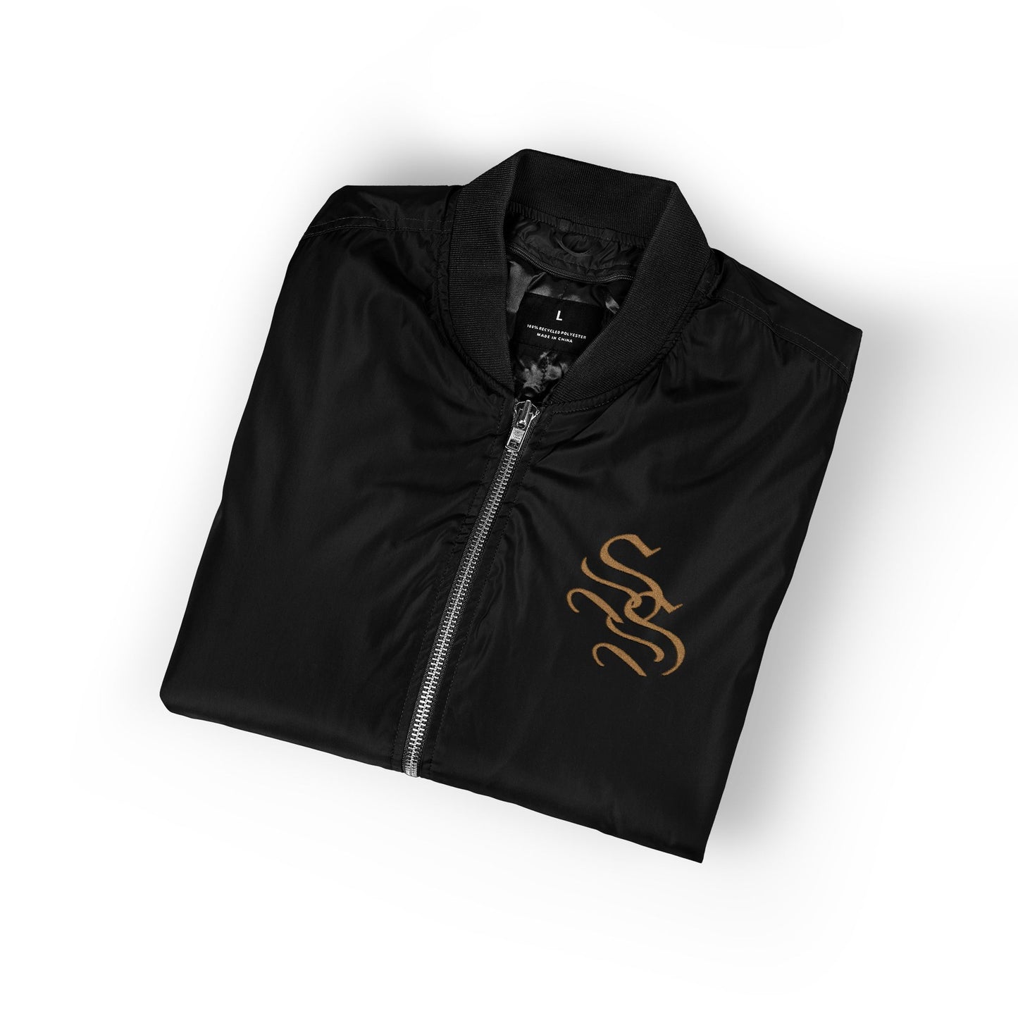 Eco-Friendly Embroidered Bomber Jacket - Stylish and Sustainable Outerwear