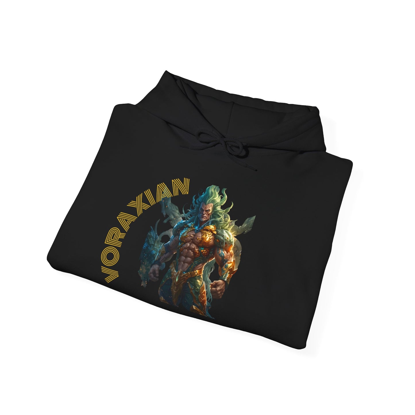 Fantasy Graphic Hoodie for Gaming Fans, Cozy Pullover with Unique Character Design, Perfect for Gifting, Casual Wear, and Celebrations