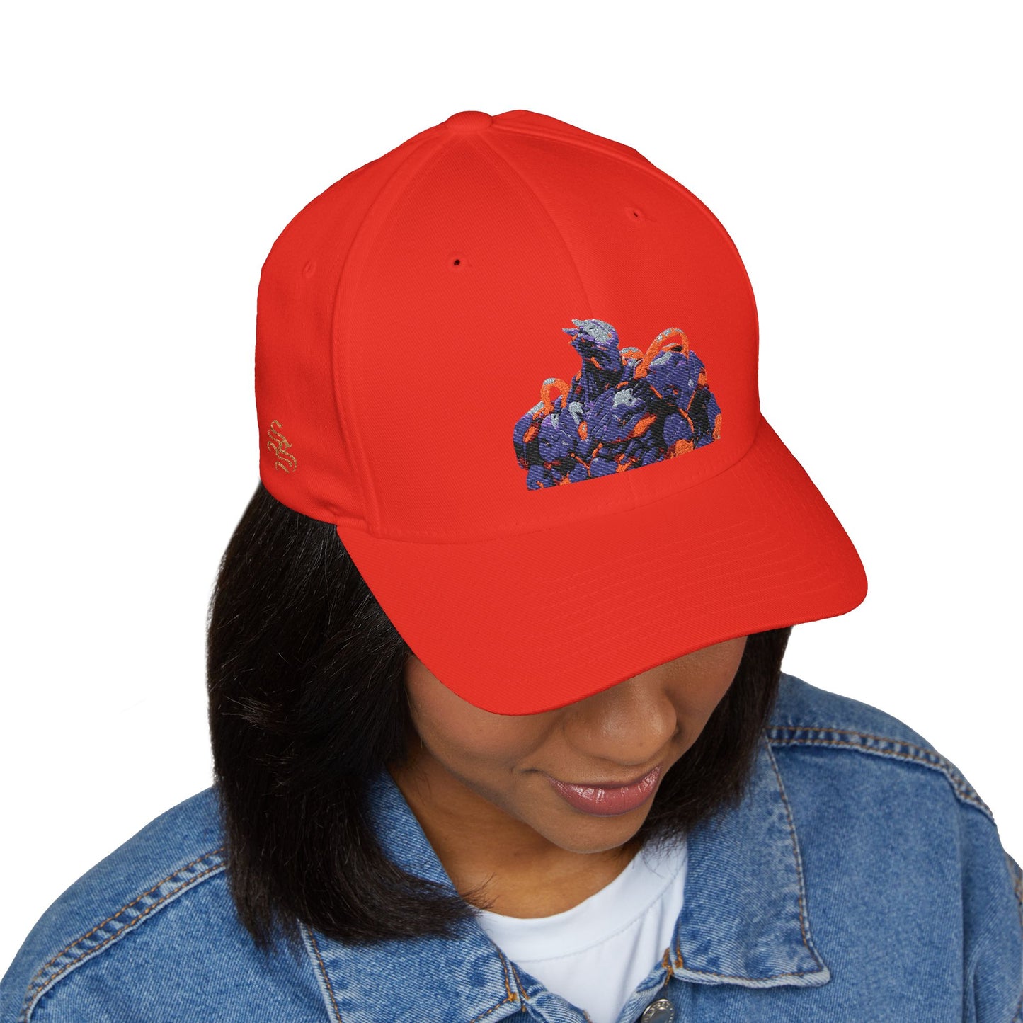 Embroidered Closed-Back Cap - Stylish Streetwear for Every Occasion