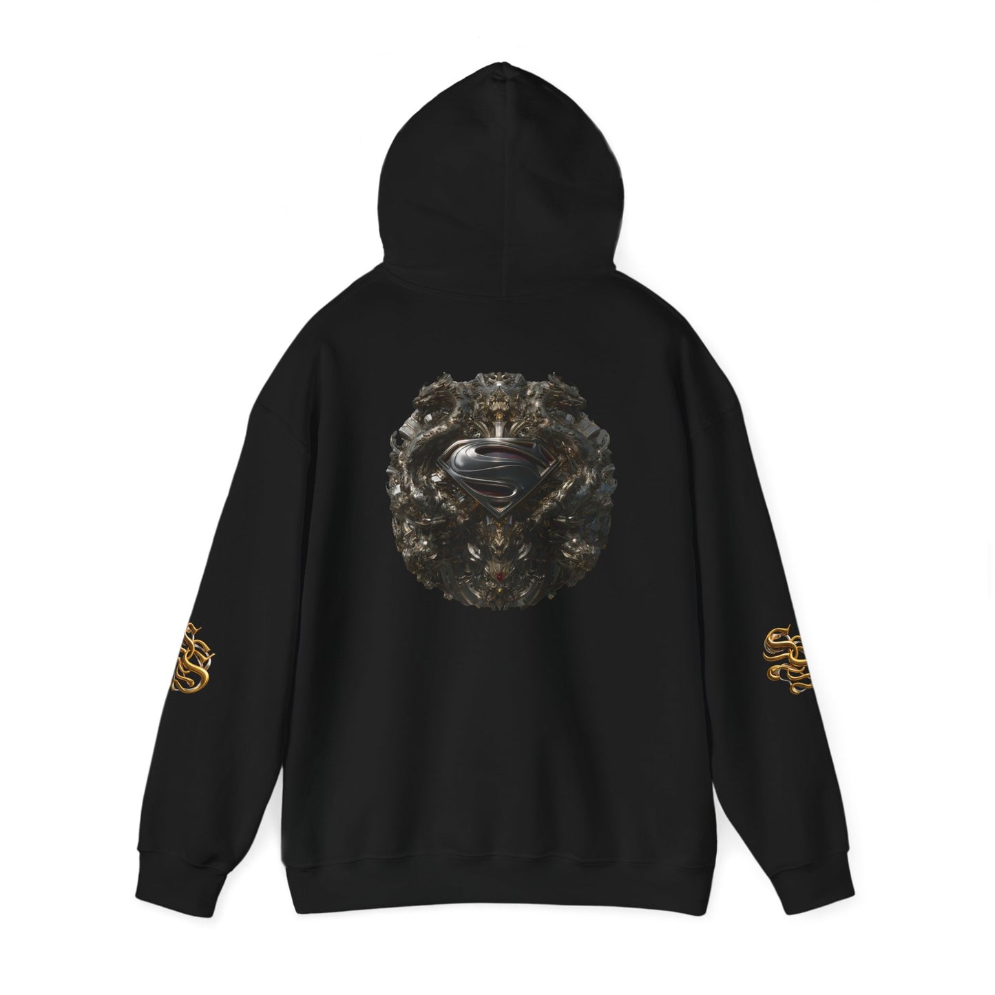 Vintage Superman Graphic Hoodie - Unisex Heavy Blend Sweatshirt