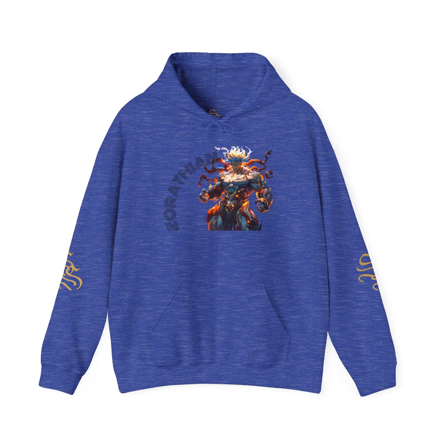 Zorathian Unisex Heavy Blend™ Hoodie - Bold Graphic Design for Everyday Wear