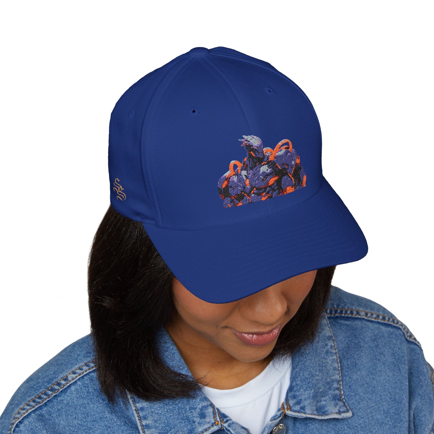 Embroidered Closed-Back Cap - Stylish Streetwear for Every Occasion
