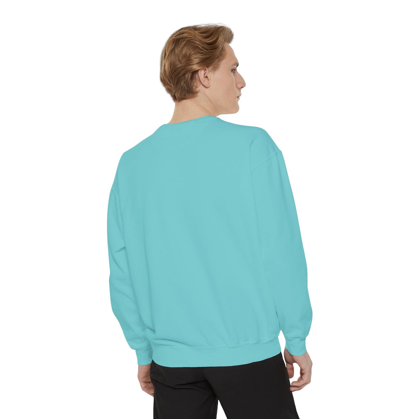 Eco-Friendly Unisex Garment-Dyed Sweatshirt with Stylish Design
