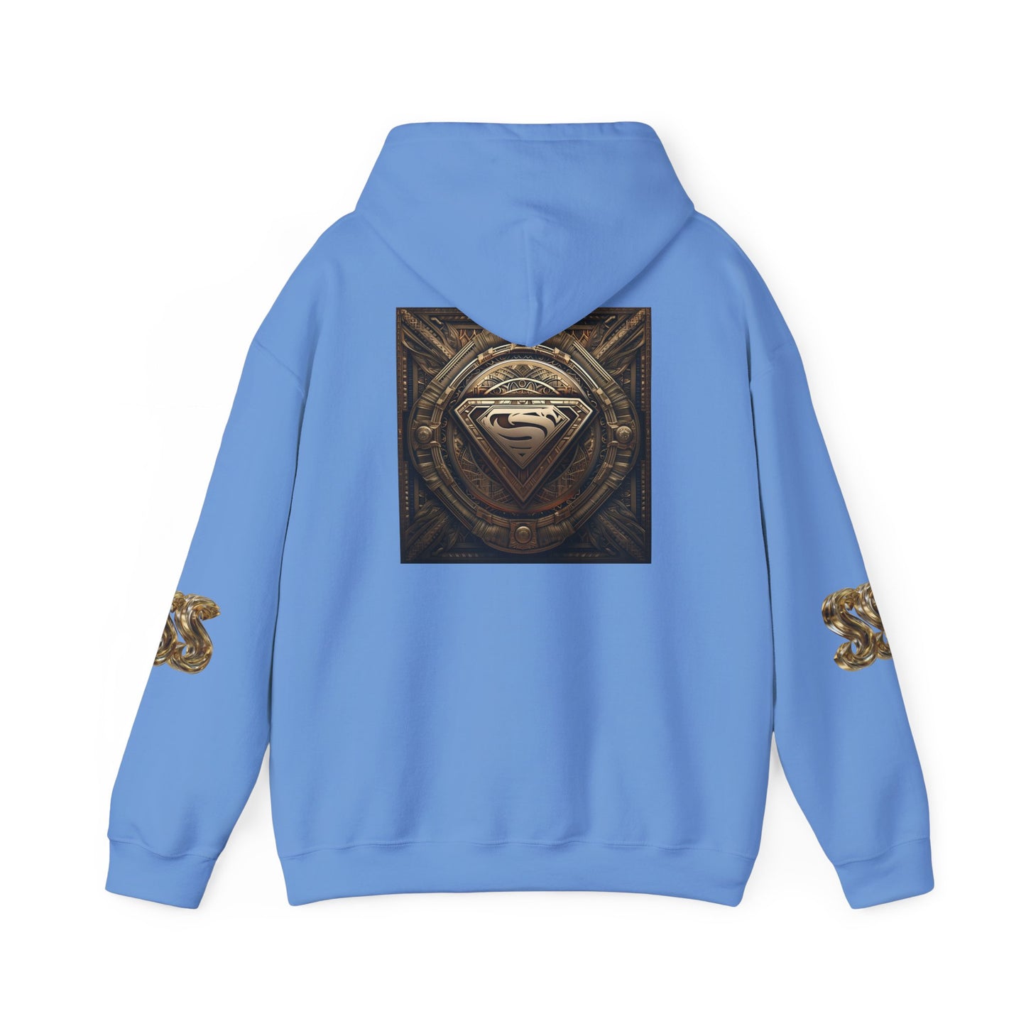 Superhero Heavy Blend™ Hoodie – Stylish Unisex Sweatshirt with Iconic Emblem