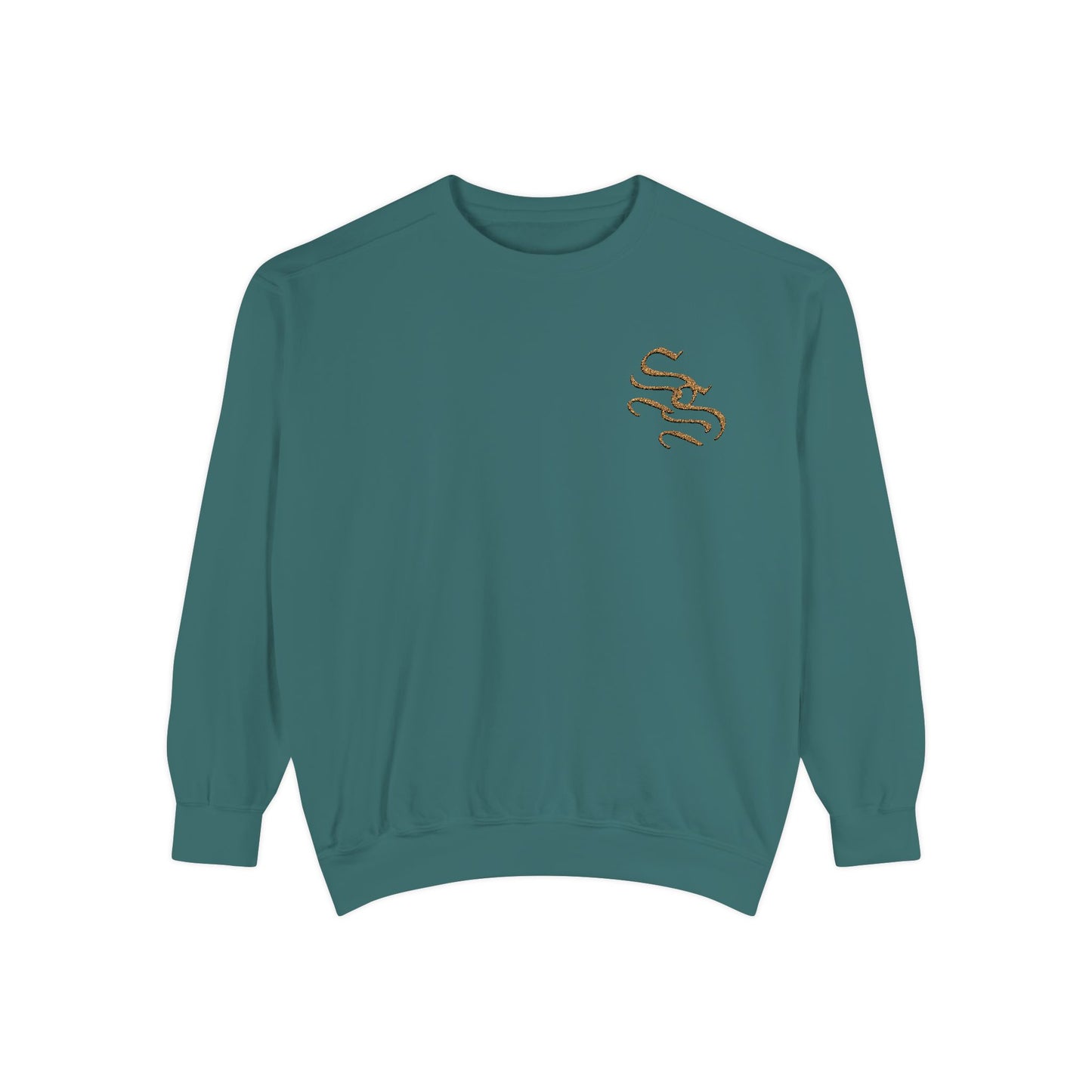 Eco-Friendly Unisex Garment-Dyed Sweatshirt with Stylish Design