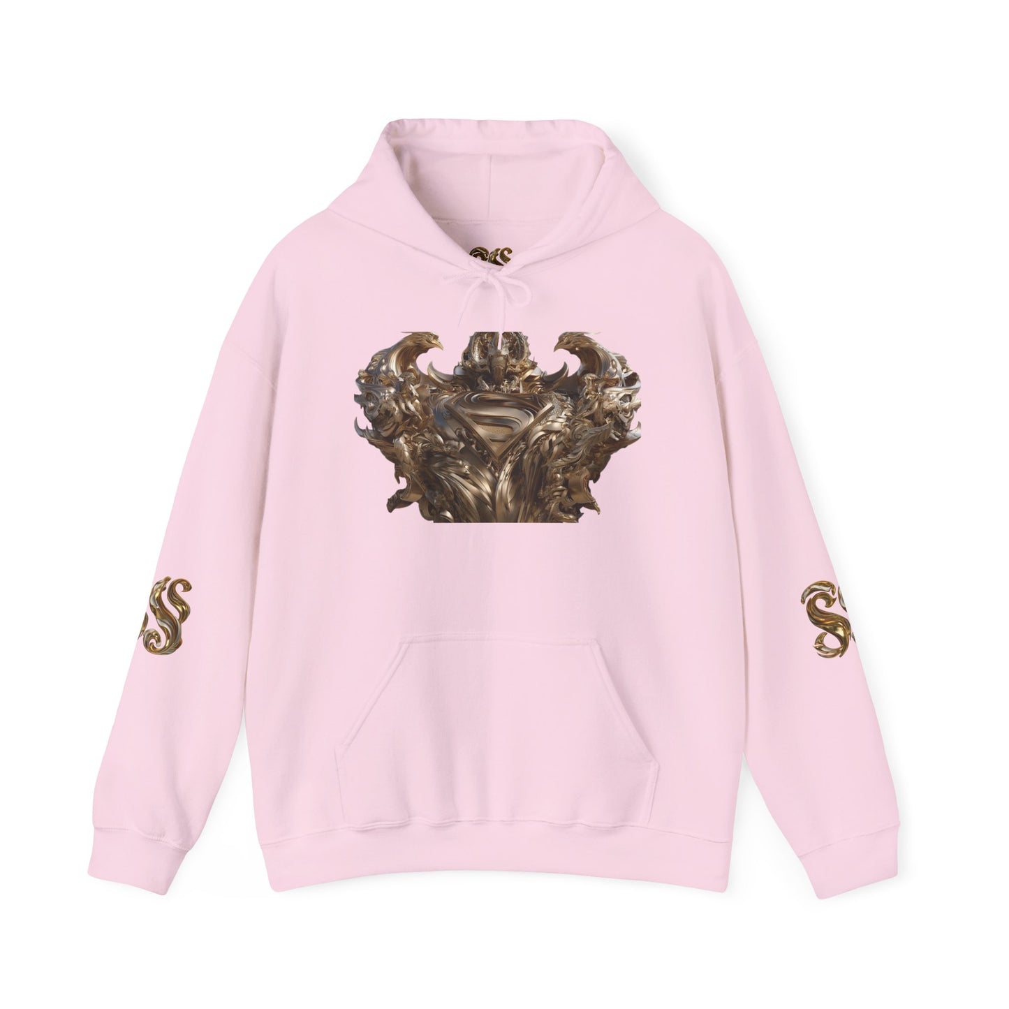 Epic Superhero Hoodie with Metallic Design - Unisex Heavy Blend™