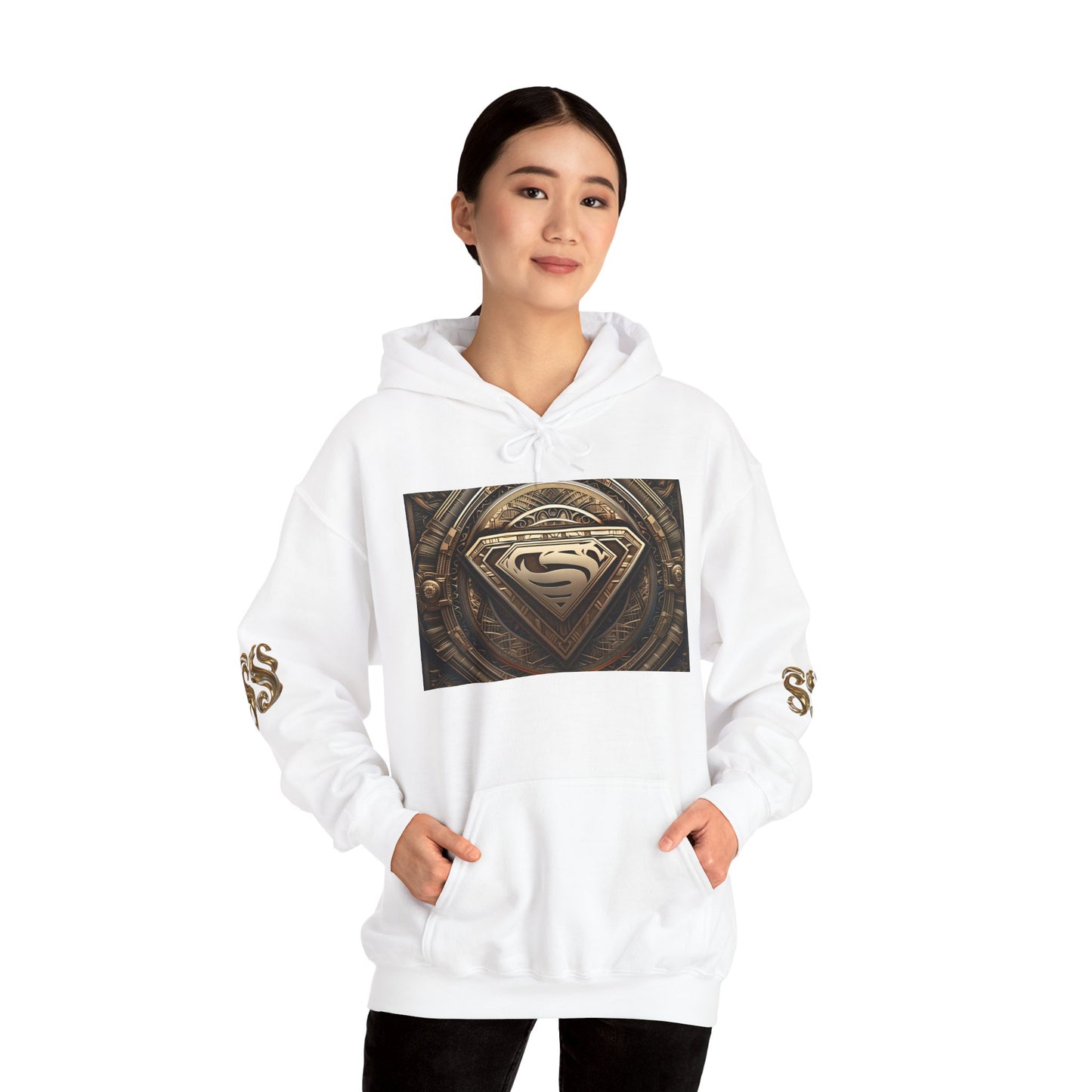 Superman Inspired Unisex Hooded Sweatshirt - Heavy Blend™