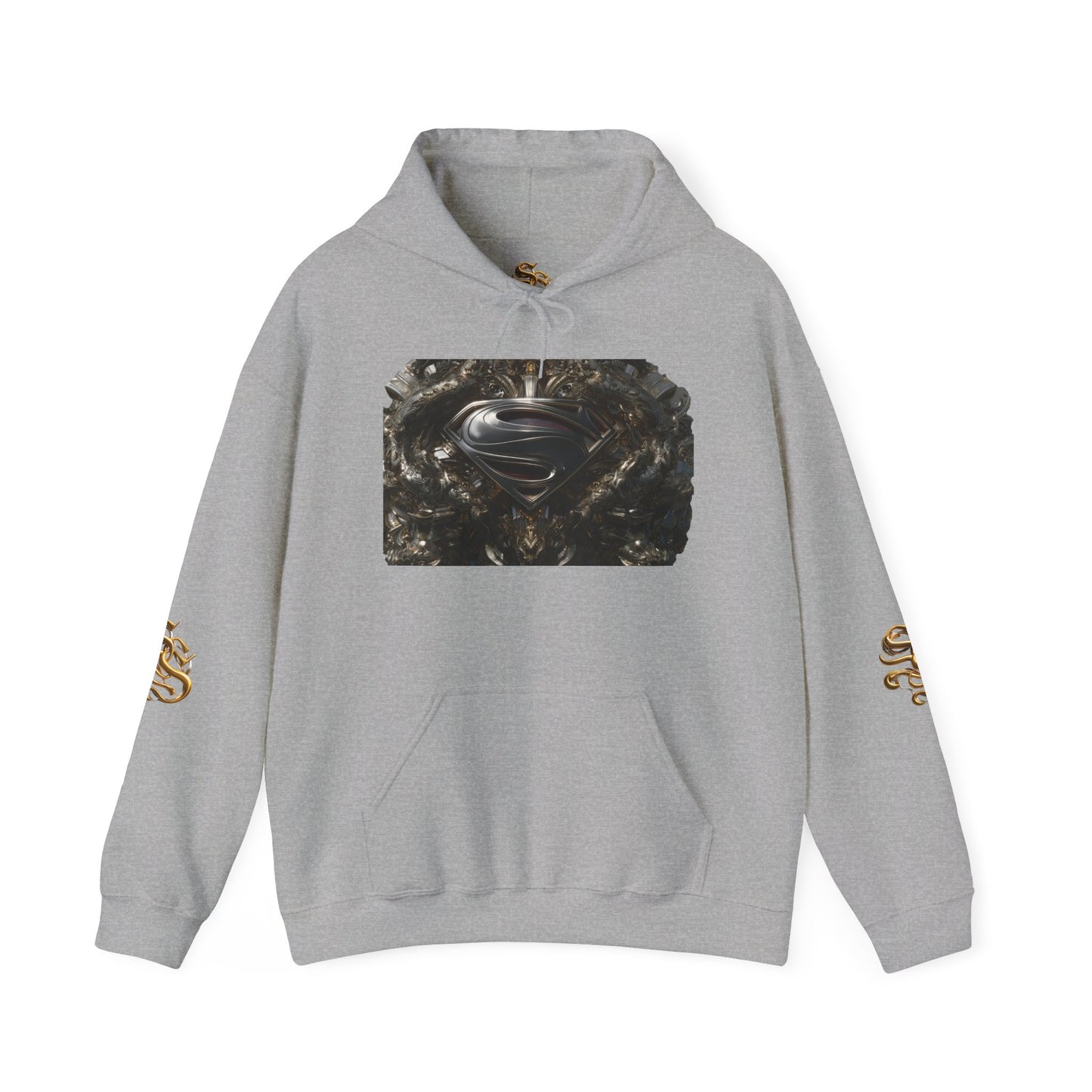 Vintage Superman Graphic Hoodie - Unisex Heavy Blend Sweatshirt