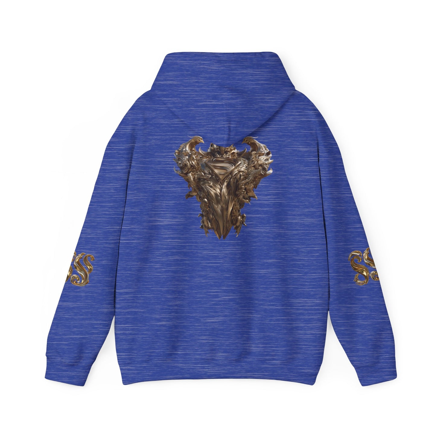 Epic Superhero Hoodie with Metallic Design - Unisex Heavy Blend™