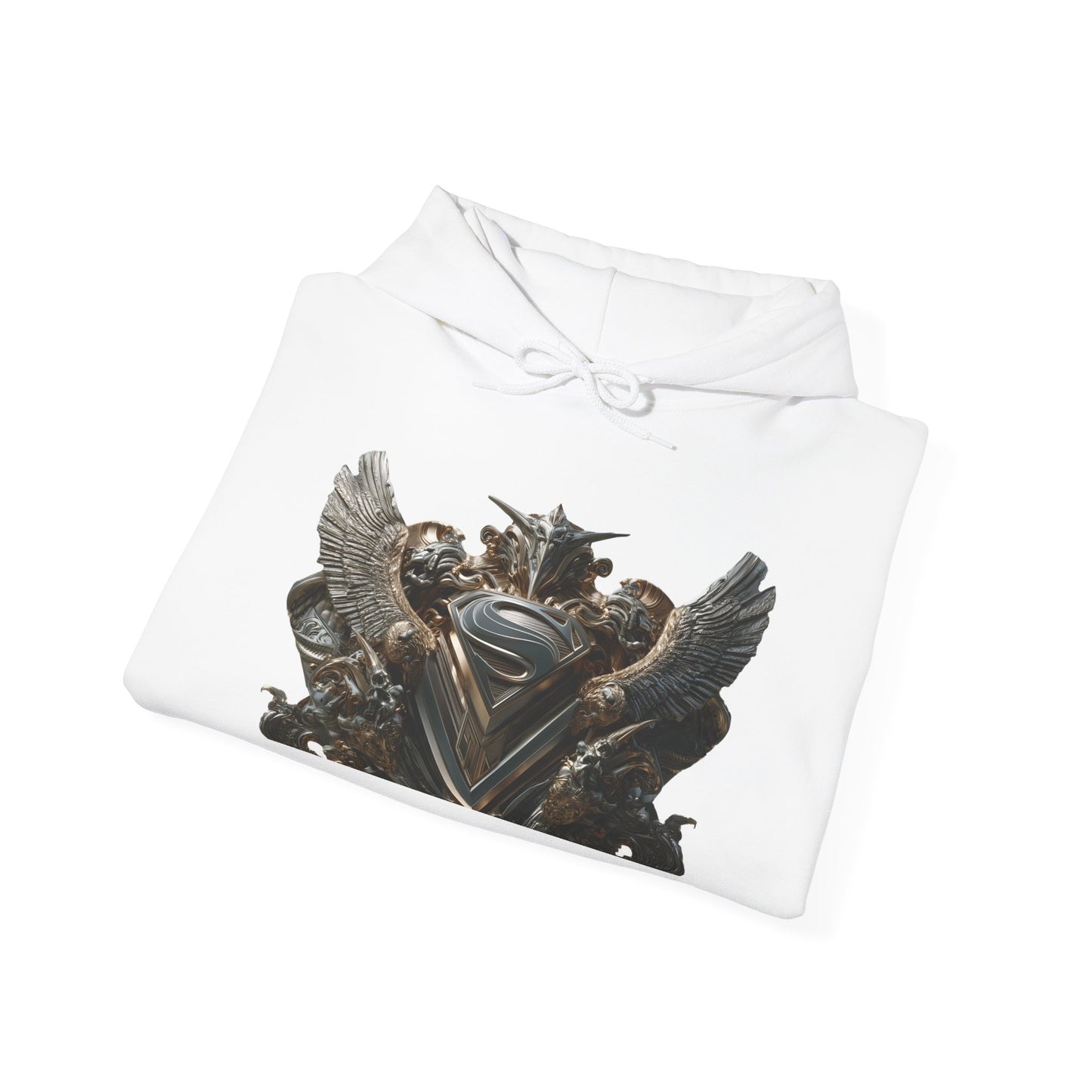 Epic Fantasy Unisex Hooded Sweatshirt with Bold Design
