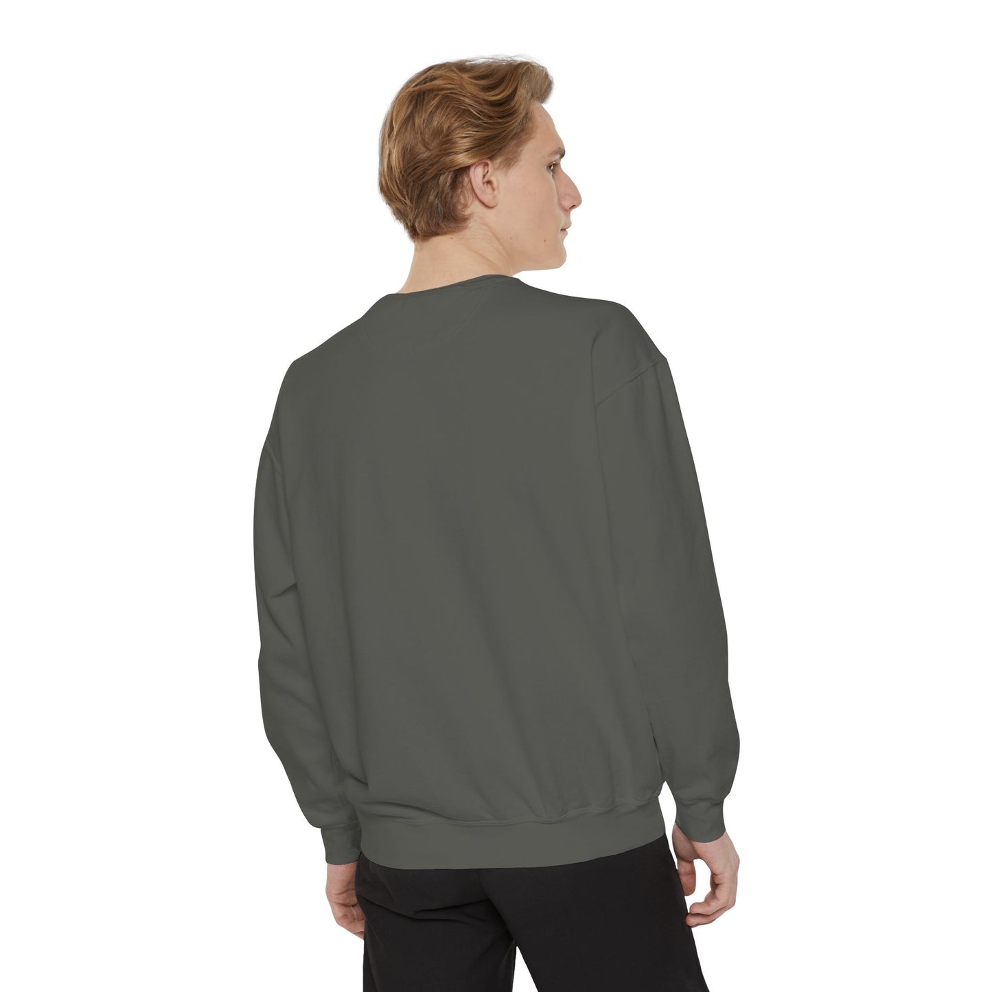 Eco-Friendly Unisex Garment-Dyed Sweatshirt with Stylish Design