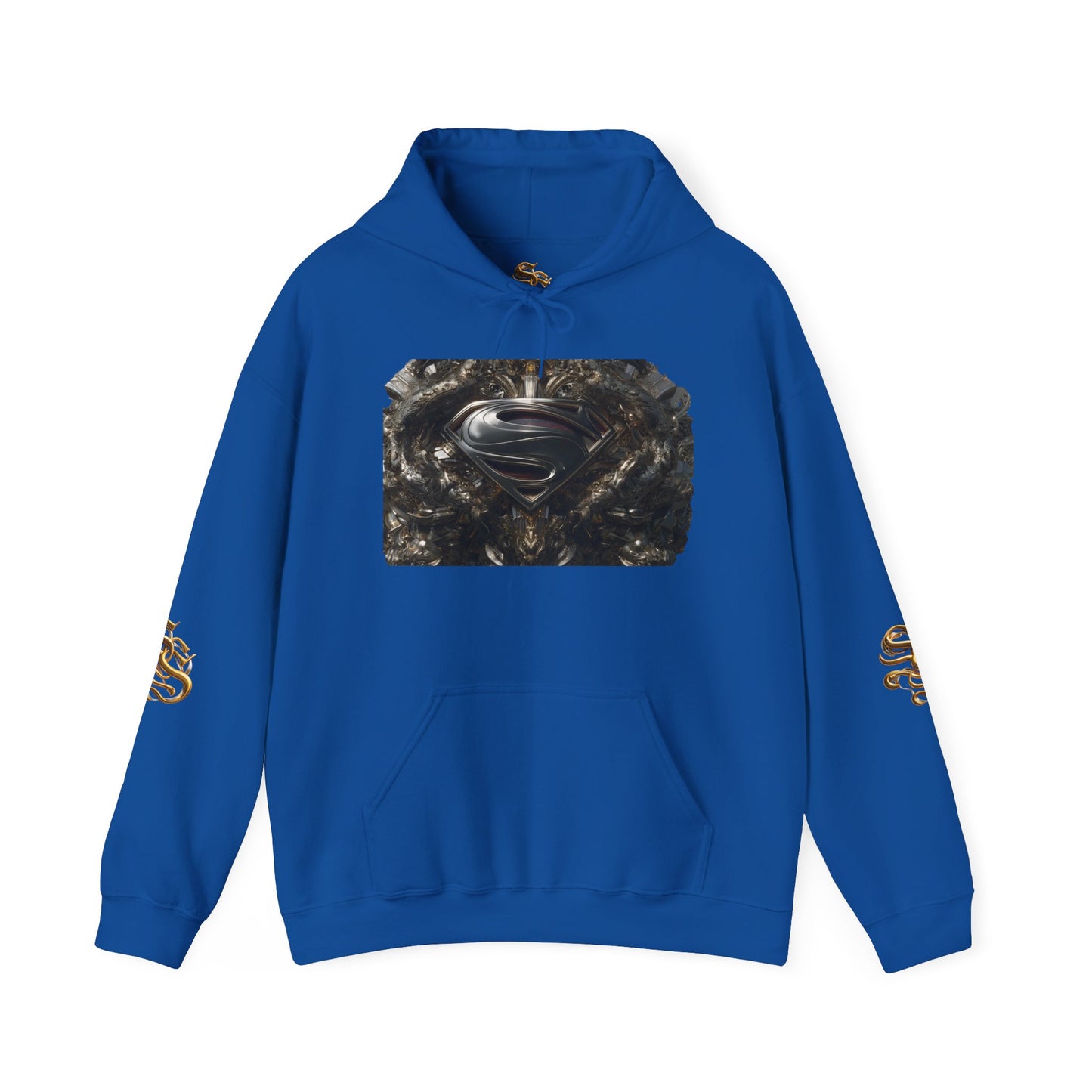 Vintage Superman Graphic Hoodie - Unisex Heavy Blend Sweatshirt