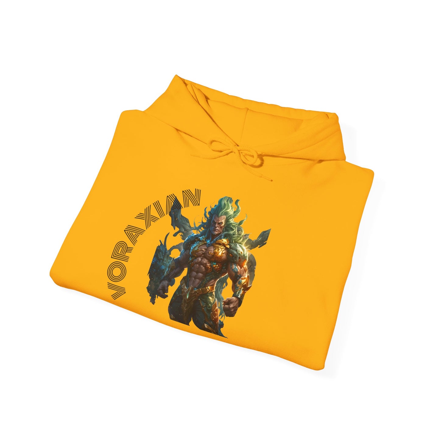 Fantasy Graphic Hoodie for Gaming Fans, Cozy Pullover with Unique Character Design, Perfect for Gifting, Casual Wear, and Celebrations