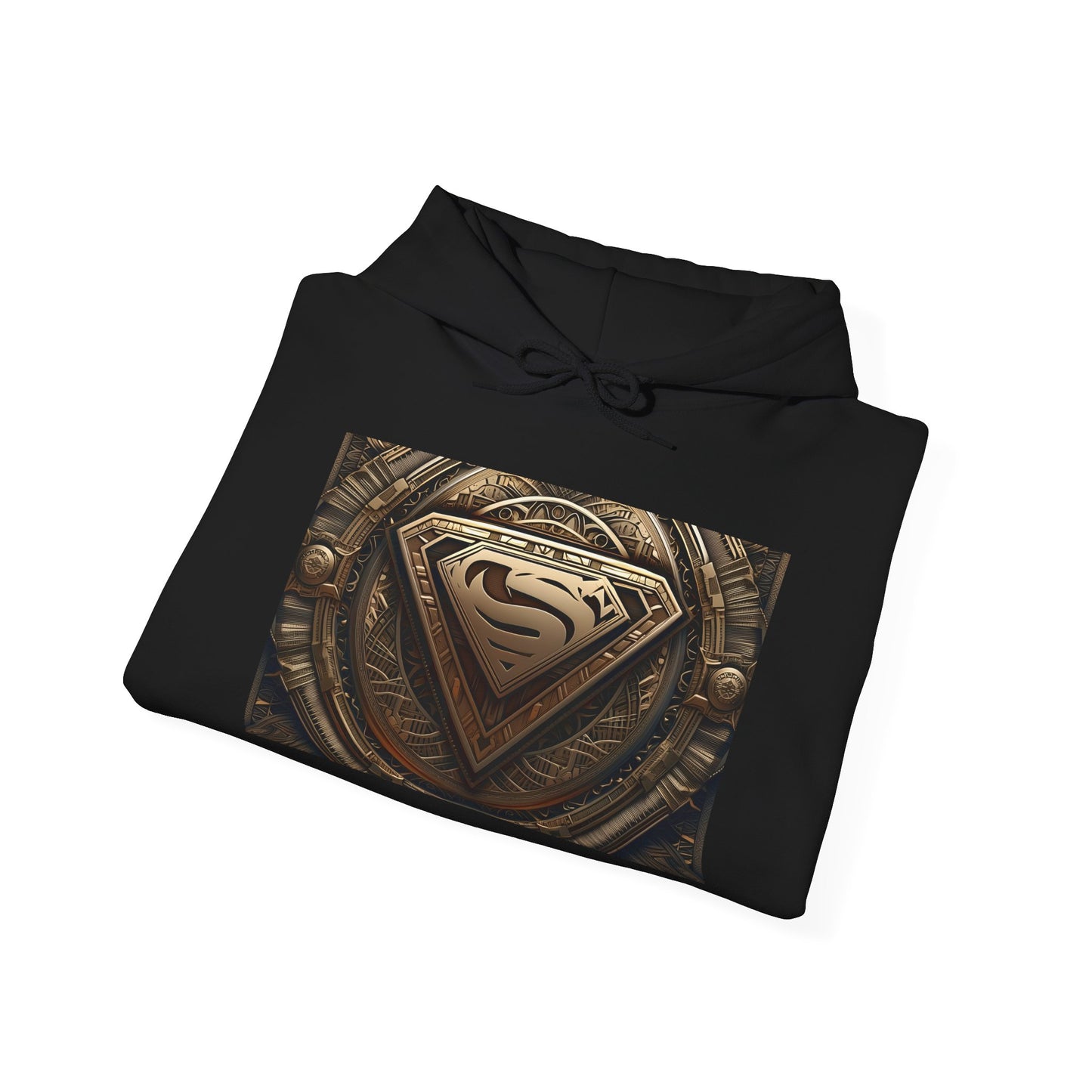 Superhero Emblem Unisex Hoodie - Heavy Blend™ Sweatshirt