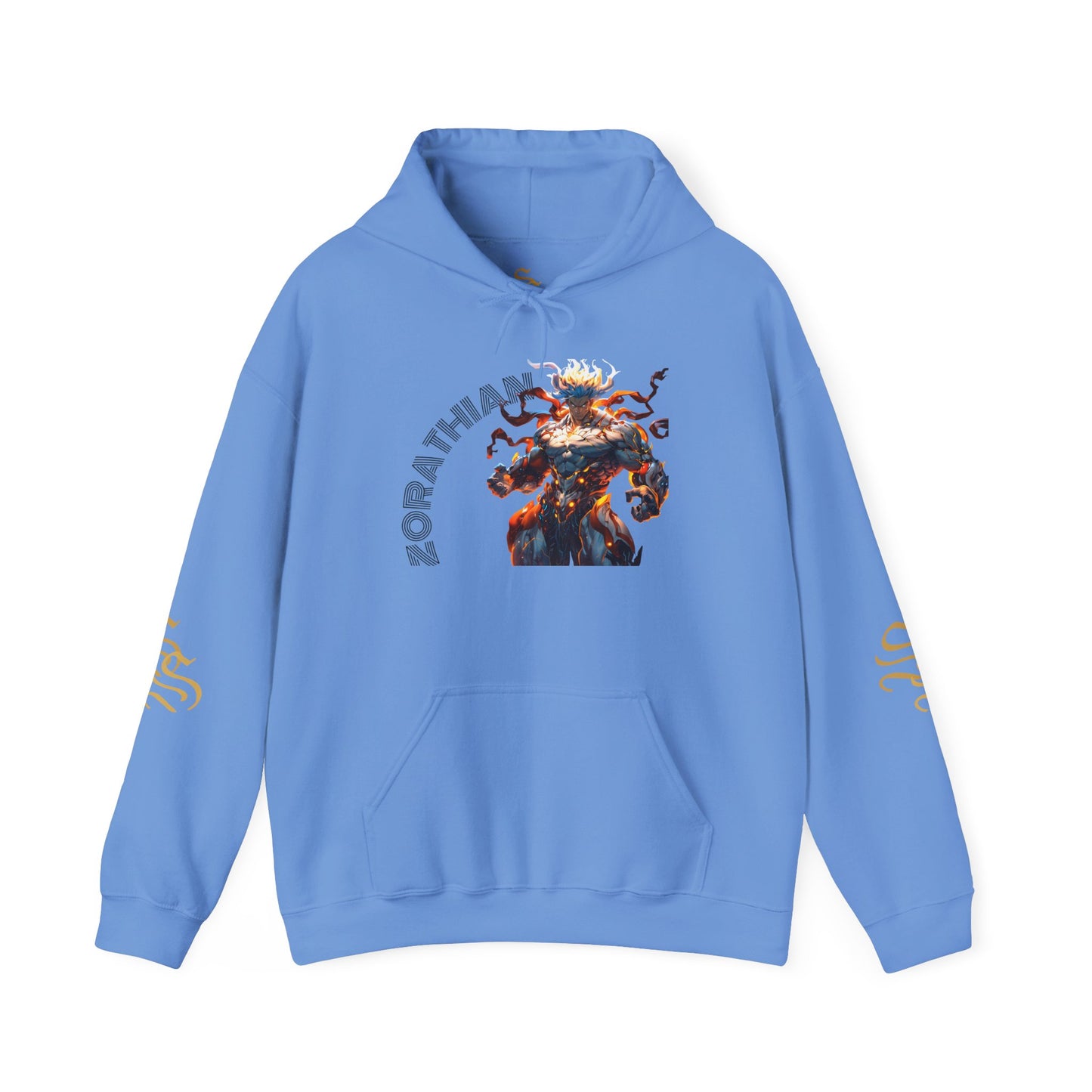 Zorathian Unisex Heavy Blend™ Hoodie - Bold Graphic Design for Everyday Wear