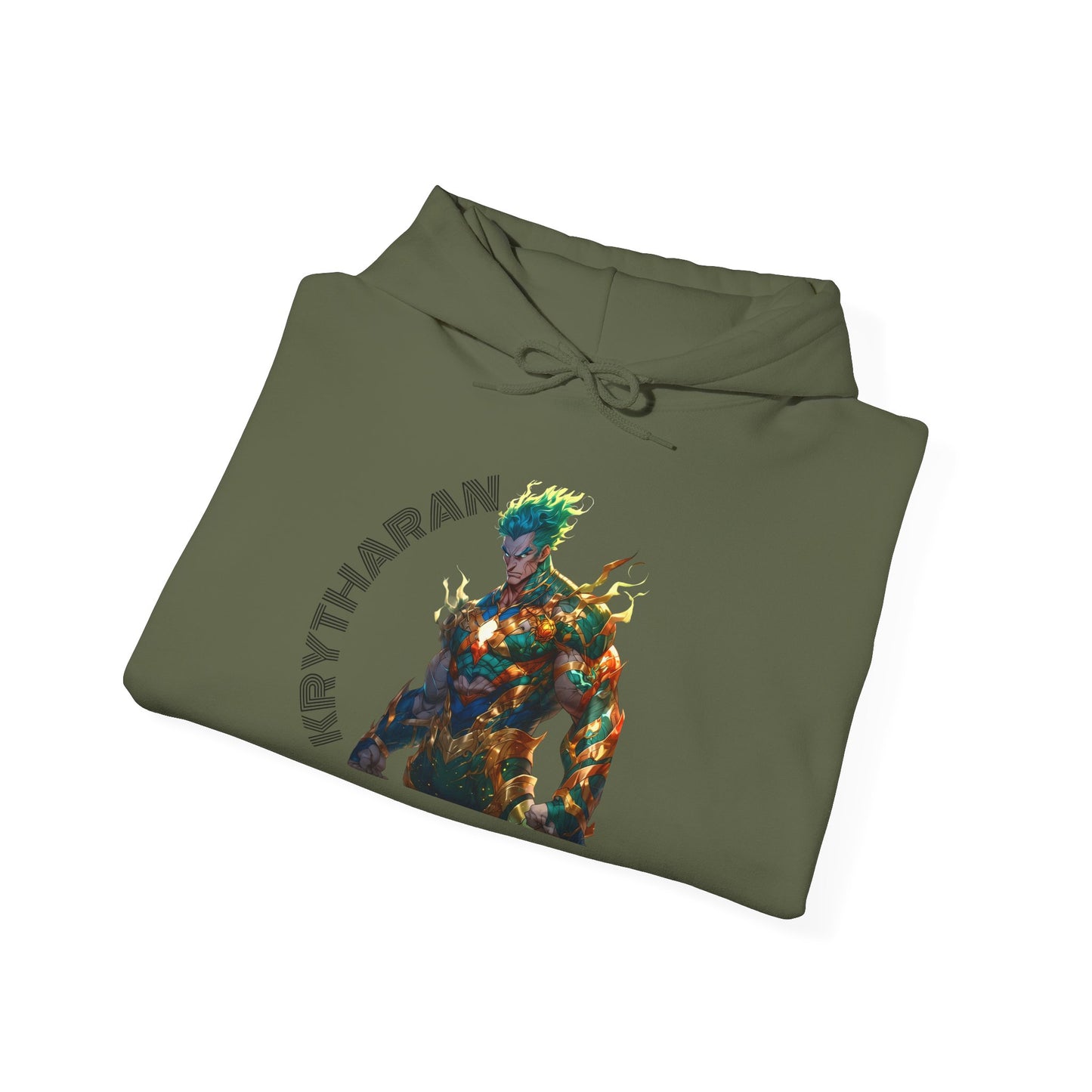 Fantasy Graphic Hooded Sweatshirt - Perfect for Gamers and Art Lovers
