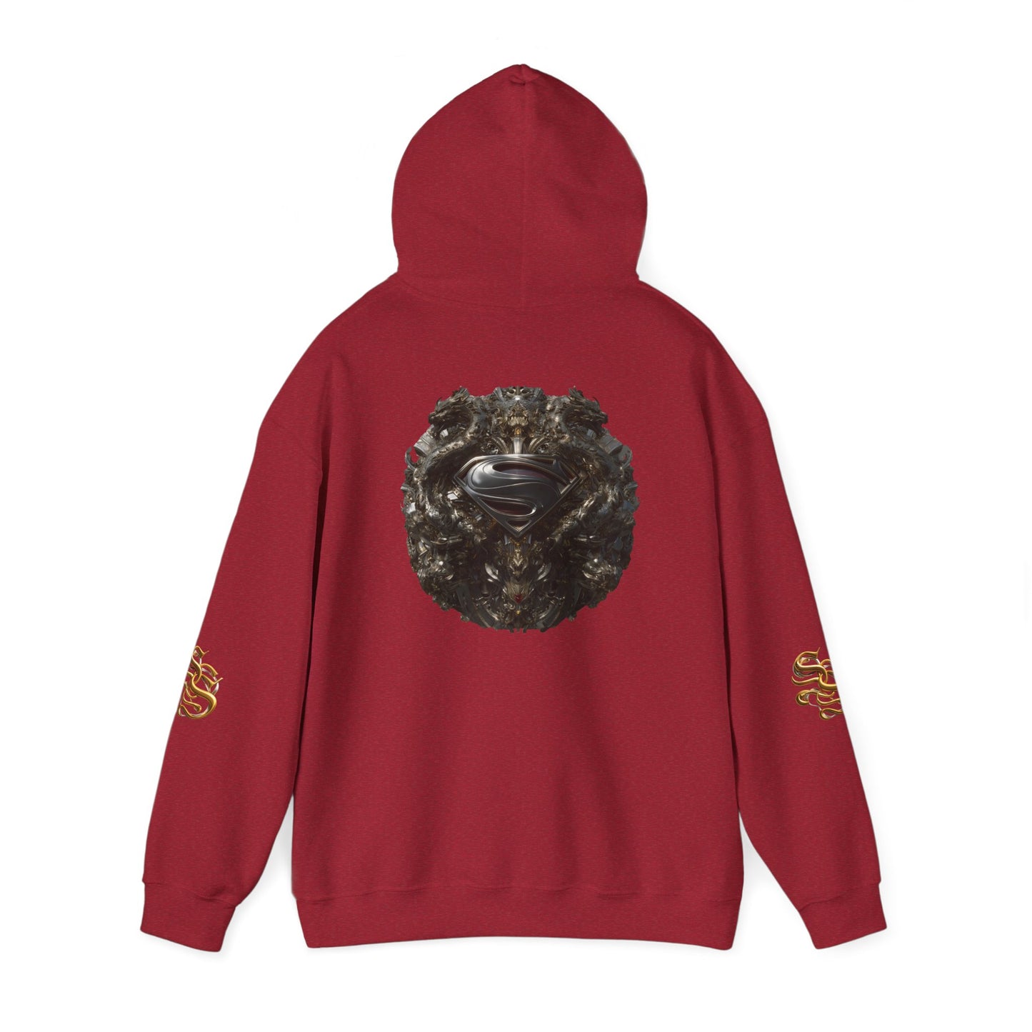 Vintage Superman Graphic Hoodie - Unisex Heavy Blend Sweatshirt