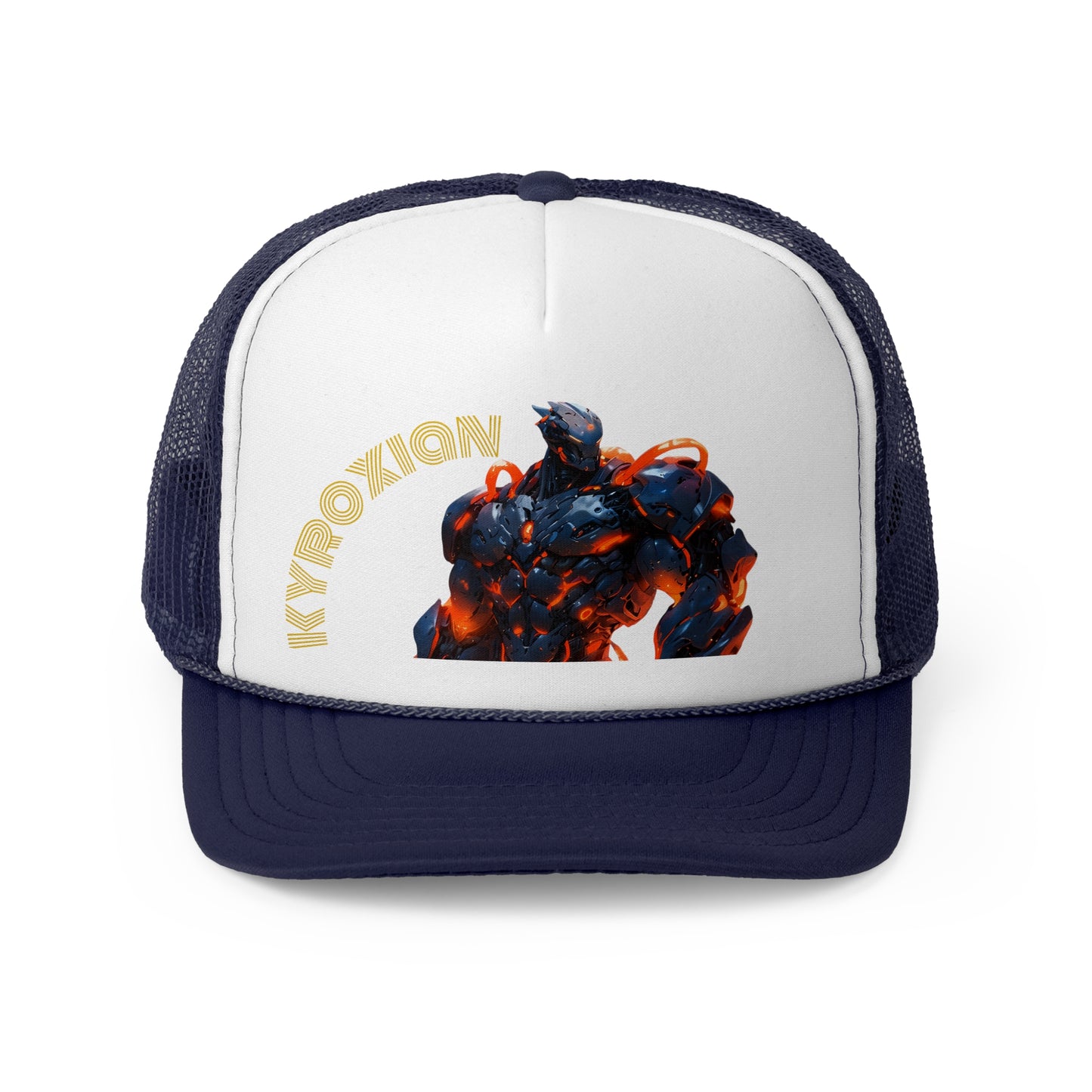 Cyberpunk Trucker Cap - Futuristic Design for Tech Lovers