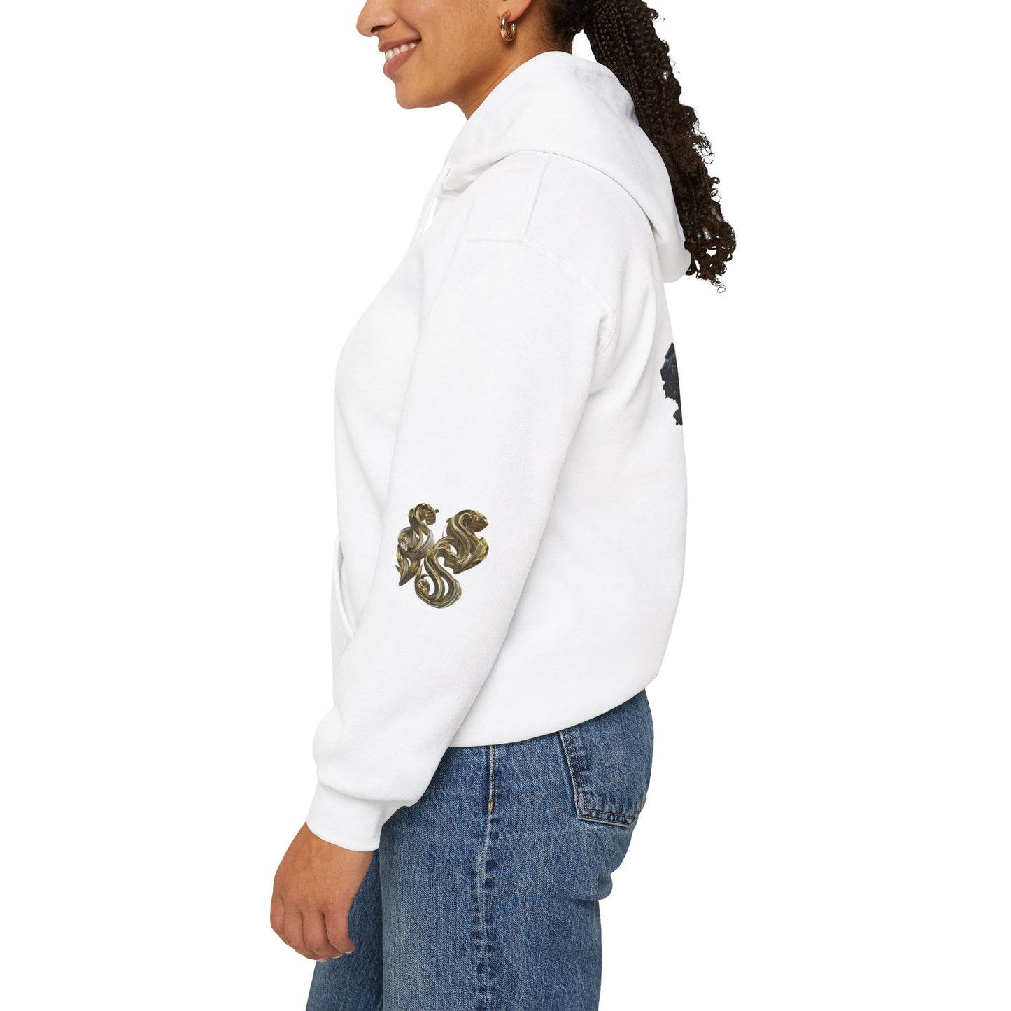 Fantasy-Inspired Unisex Heavy Blend Hoodie - Mythical Design for Cozy Wear