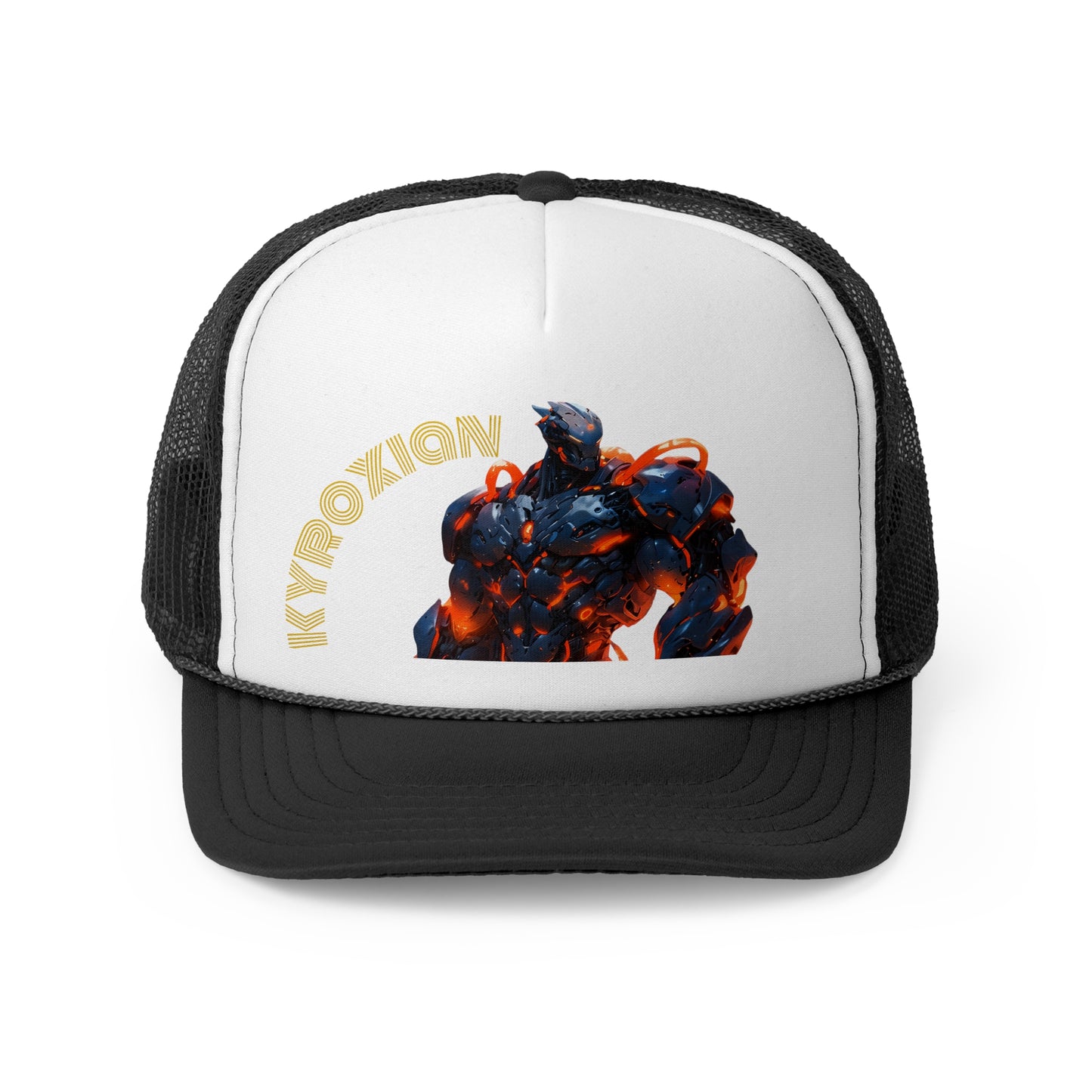 Cyberpunk Trucker Cap - Futuristic Design for Tech Lovers