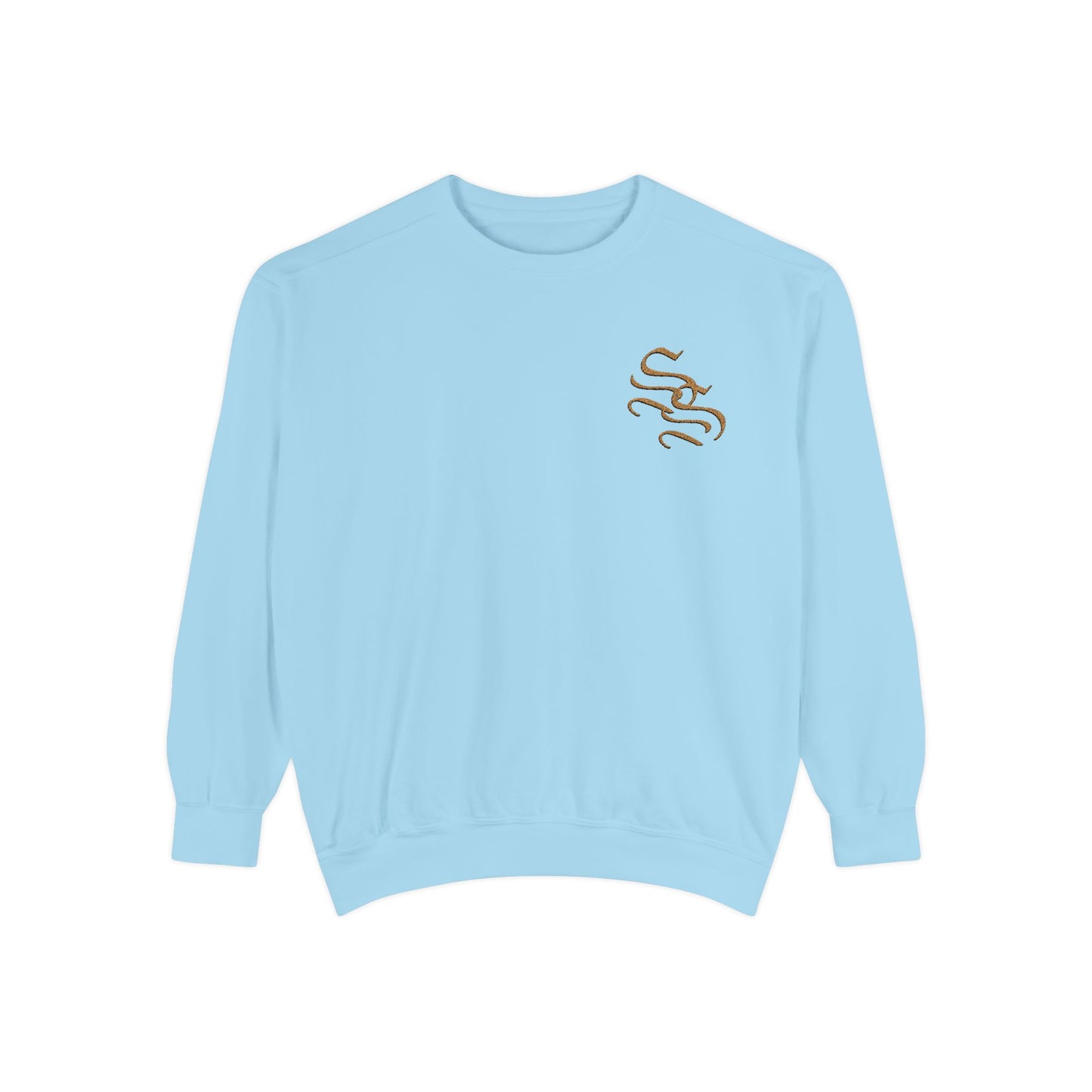 Eco-Friendly Unisex Garment-Dyed Sweatshirt with Stylish Design
