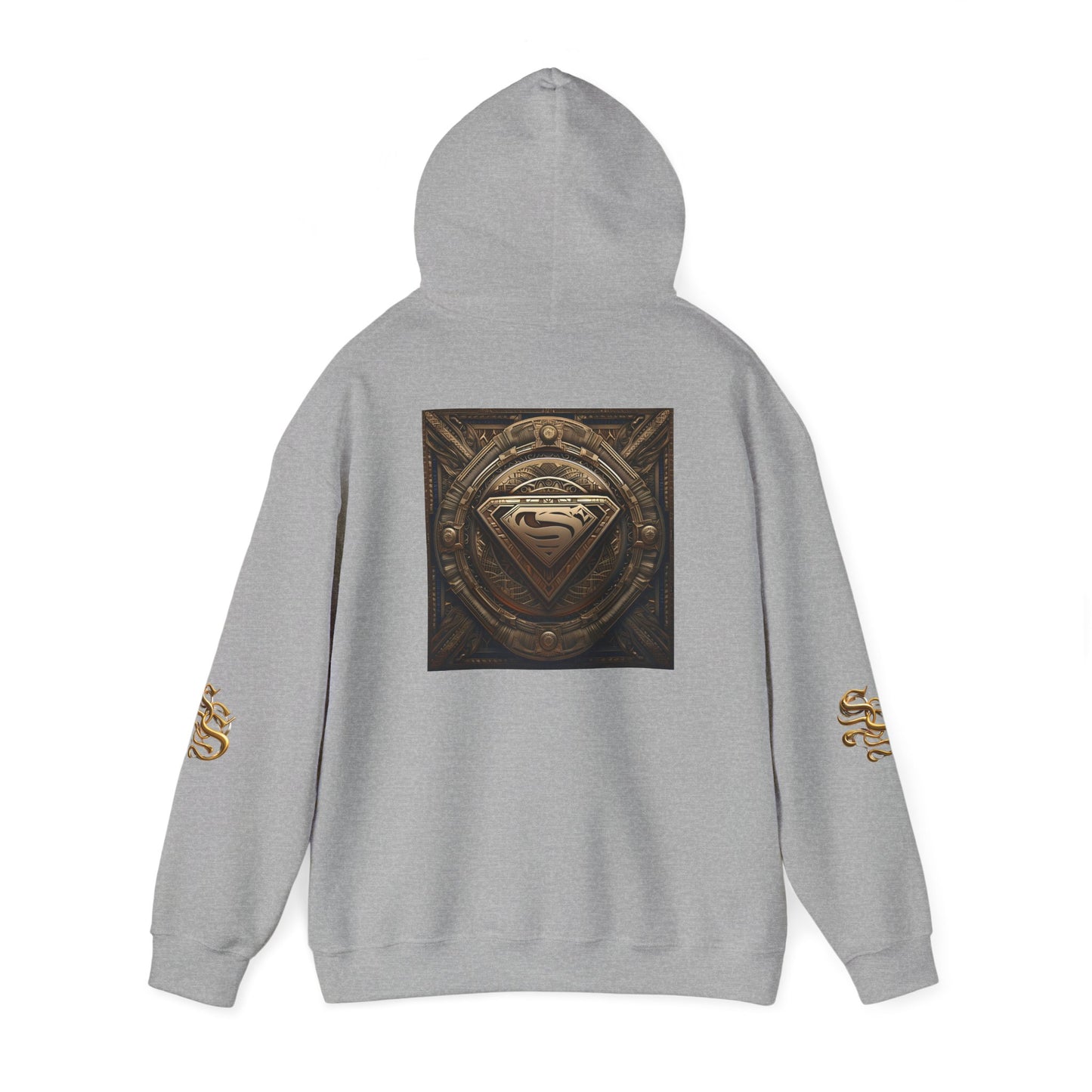Superhero Emblem Unisex Hoodie - Heavy Blend™ Sweatshirt