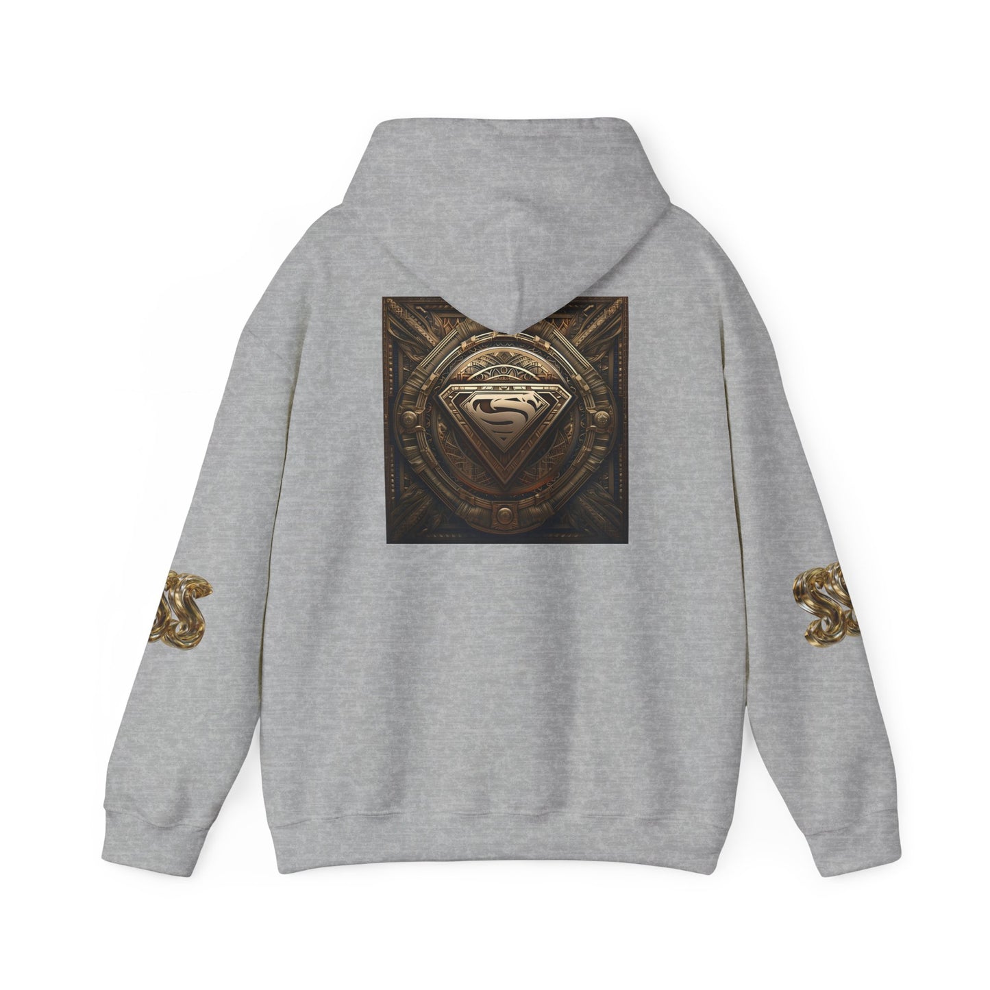 Superhero Heavy Blend™ Hoodie – Stylish Unisex Sweatshirt with Iconic Emblem