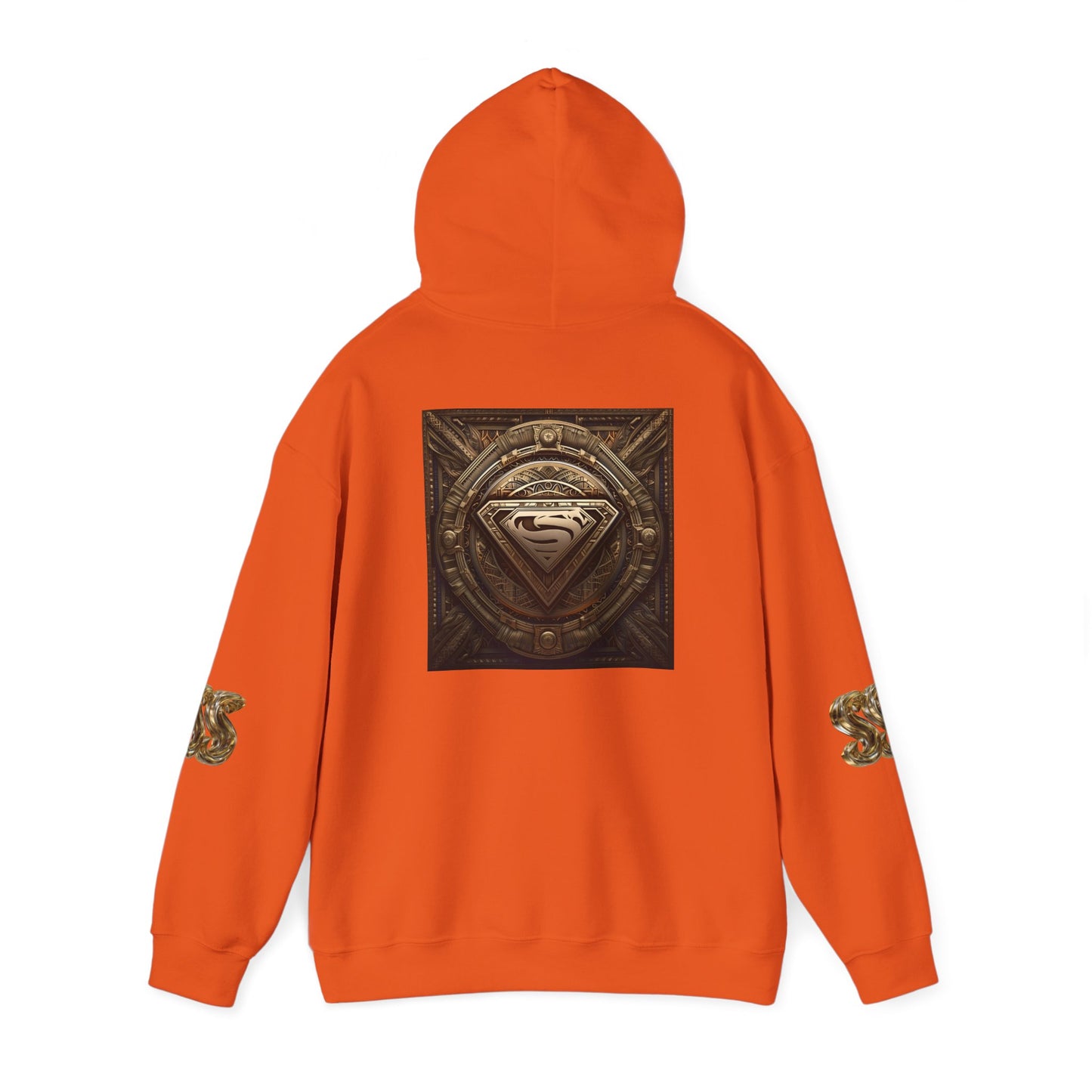 Superhero Heavy Blend™ Hoodie – Stylish Unisex Sweatshirt with Iconic Emblem