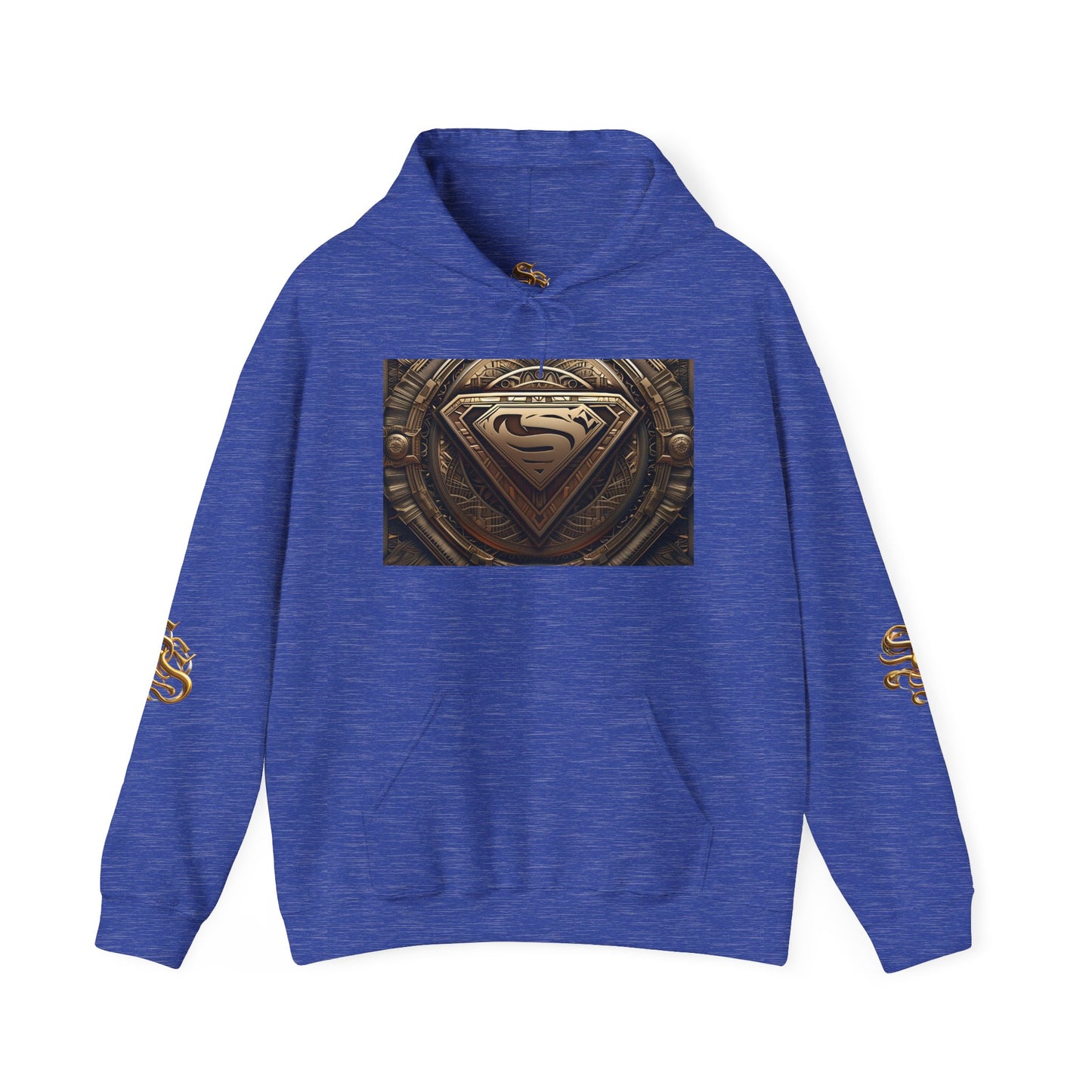 Superhero Emblem Unisex Hoodie - Heavy Blend™ Sweatshirt