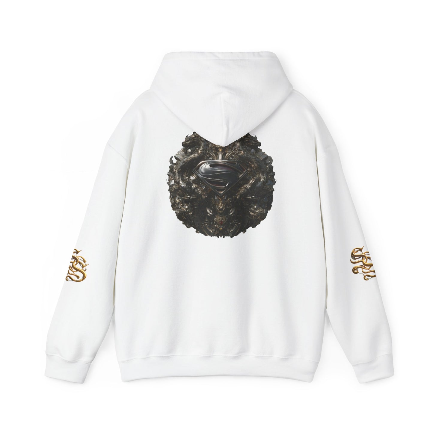 Vintage Superman Graphic Hoodie - Unisex Heavy Blend Sweatshirt