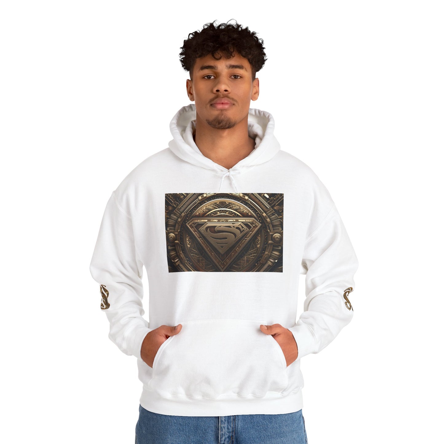Superhero Inspired Unisex Heavy Blend™ Hoodie – Unique Design for Fans