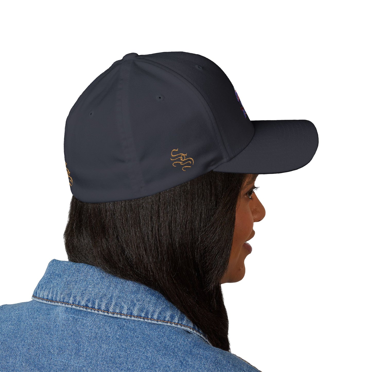 Embroidered Closed-Back Cap - Stylish Streetwear for Every Occasion