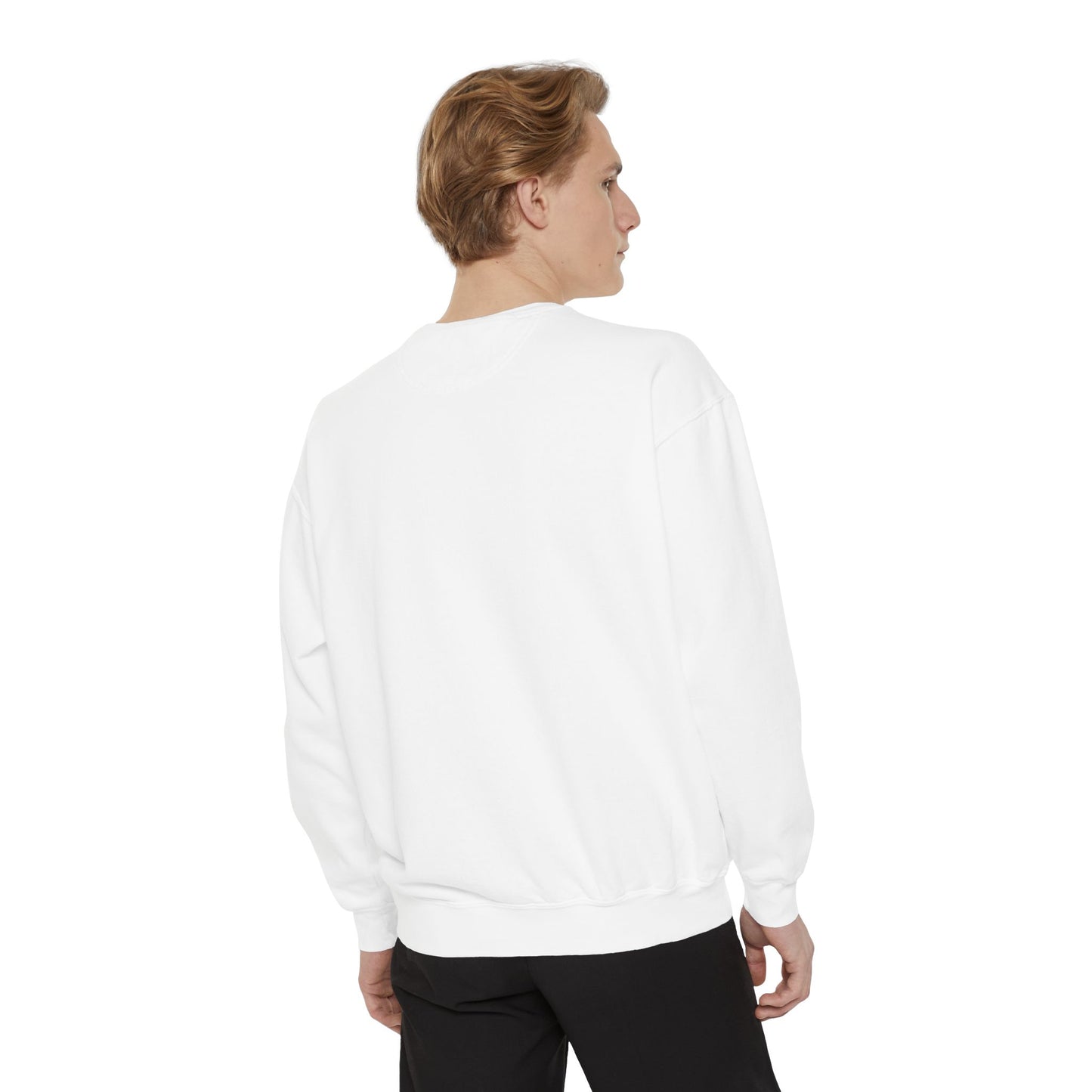 Eco-Friendly Unisex Garment-Dyed Sweatshirt with Stylish Design