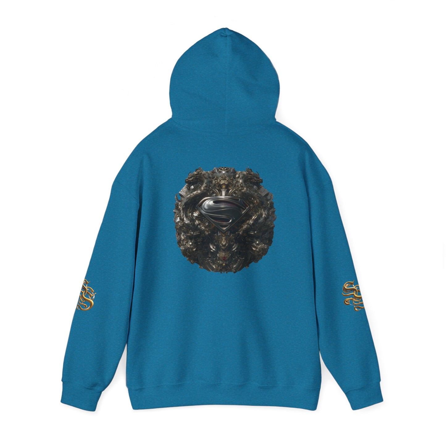 Vintage Superman Graphic Hoodie - Unisex Heavy Blend Sweatshirt