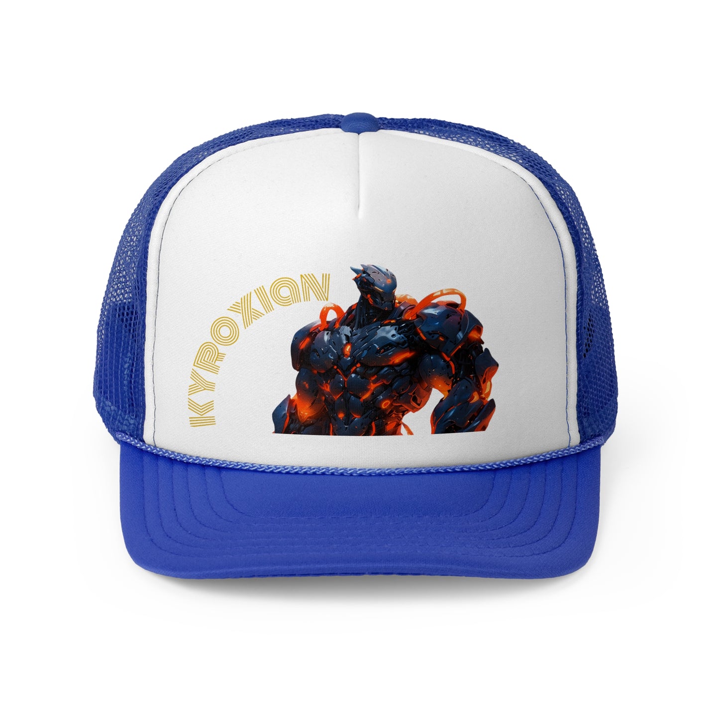 Cyberpunk Trucker Cap - Futuristic Design for Tech Lovers