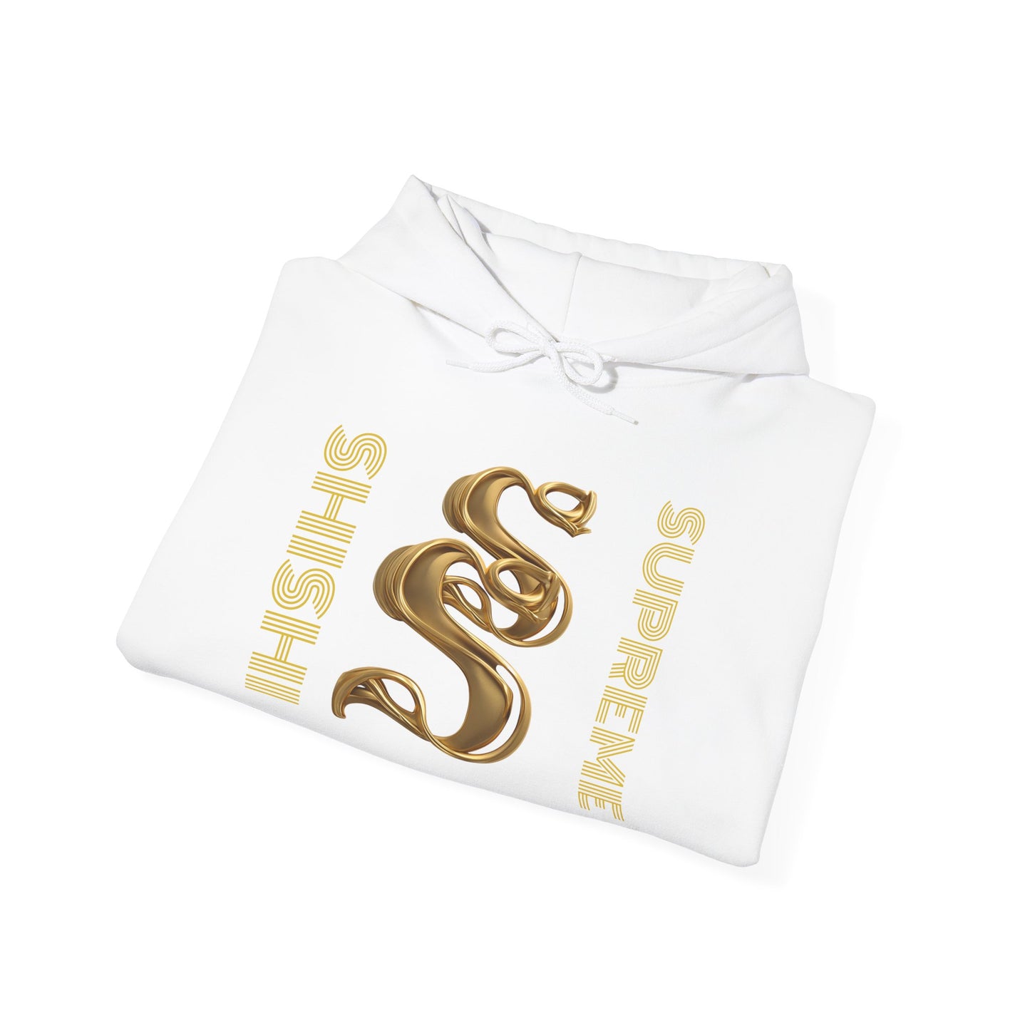 Gold Shishi Supreme Unisex Heavy Blend Hooded Sweatshirt | Stylish Streetwear for Casual Comfort