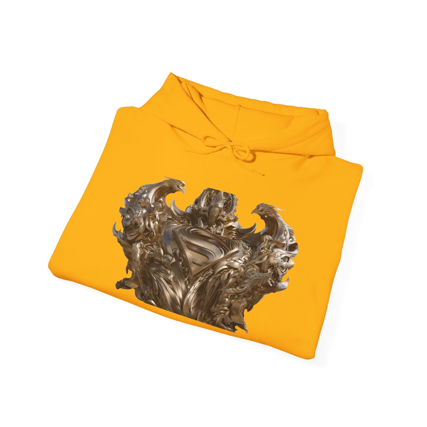 Epic Superhero Hoodie with Metallic Design - Unisex Heavy Blend™