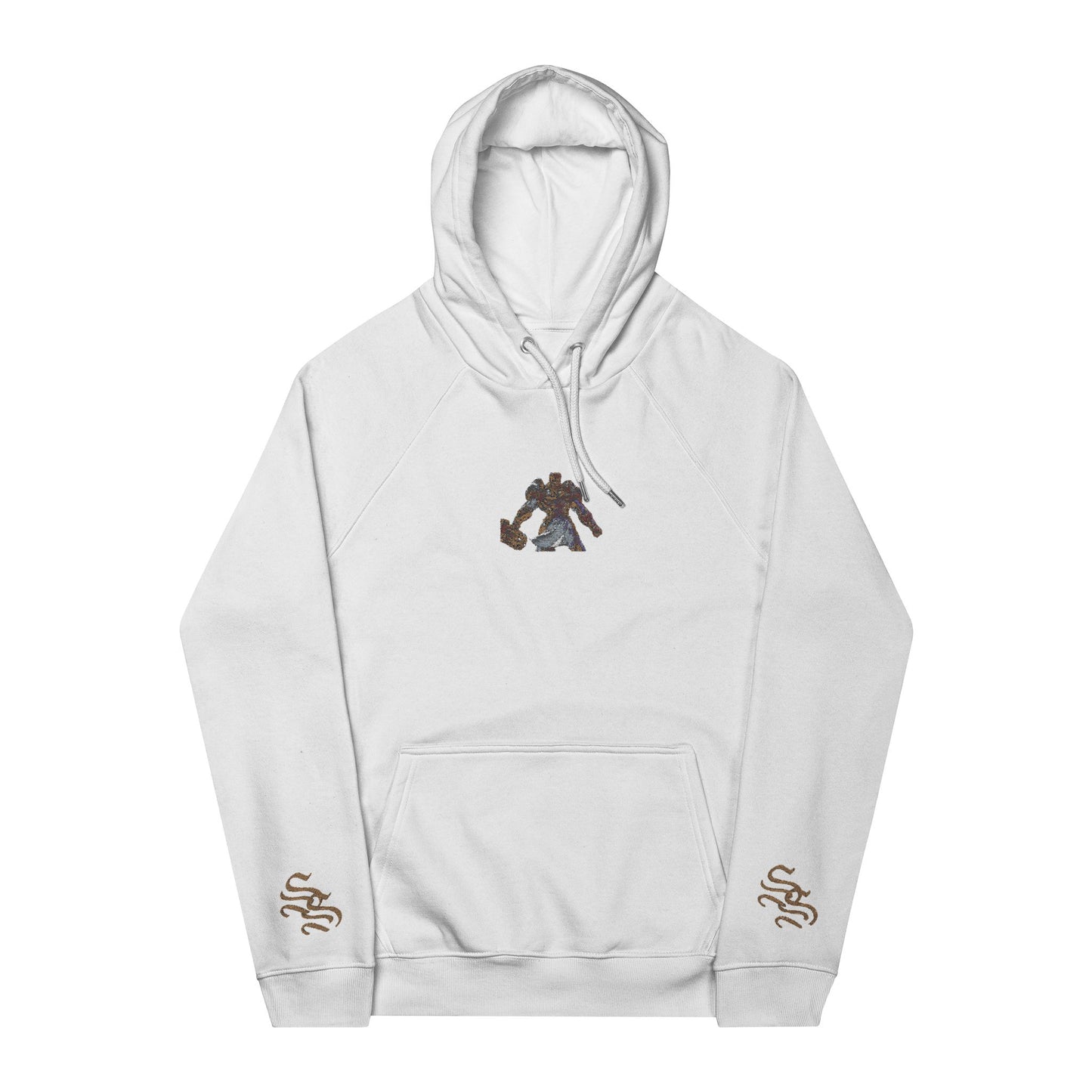 Unisex Eco Raglan Hoodie (Embroidery)