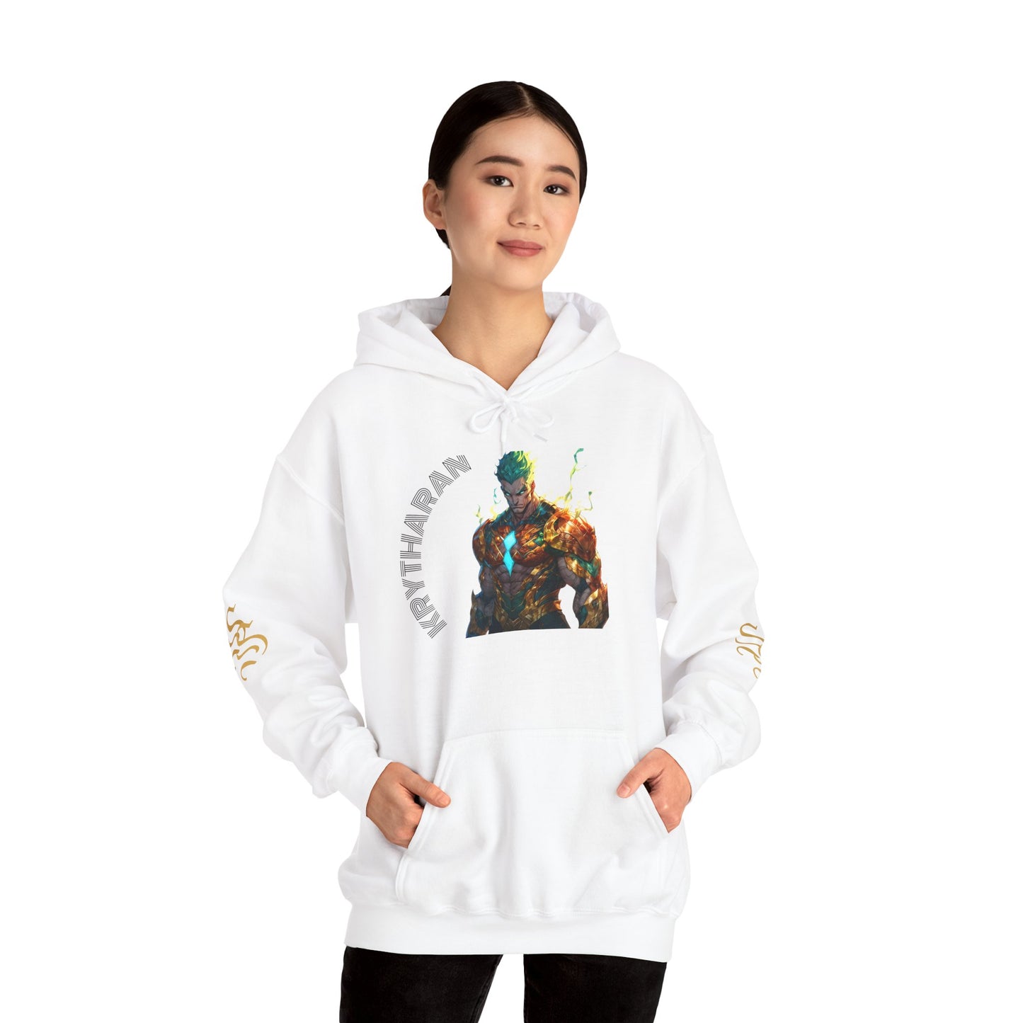KRYTHARAN Graphic Unisex Hooded Sweatshirt - Unique Art Design