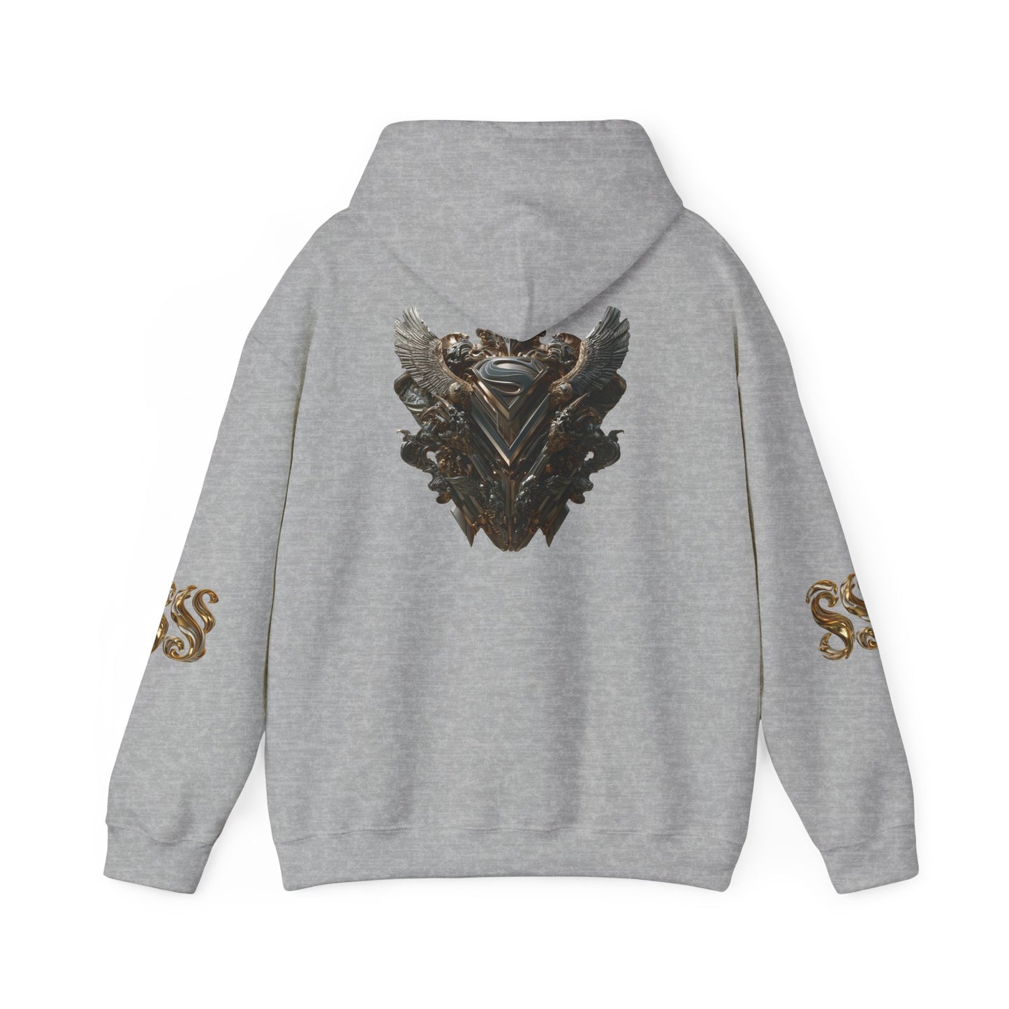 Epic Fantasy Unisex Hooded Sweatshirt with Bold Design