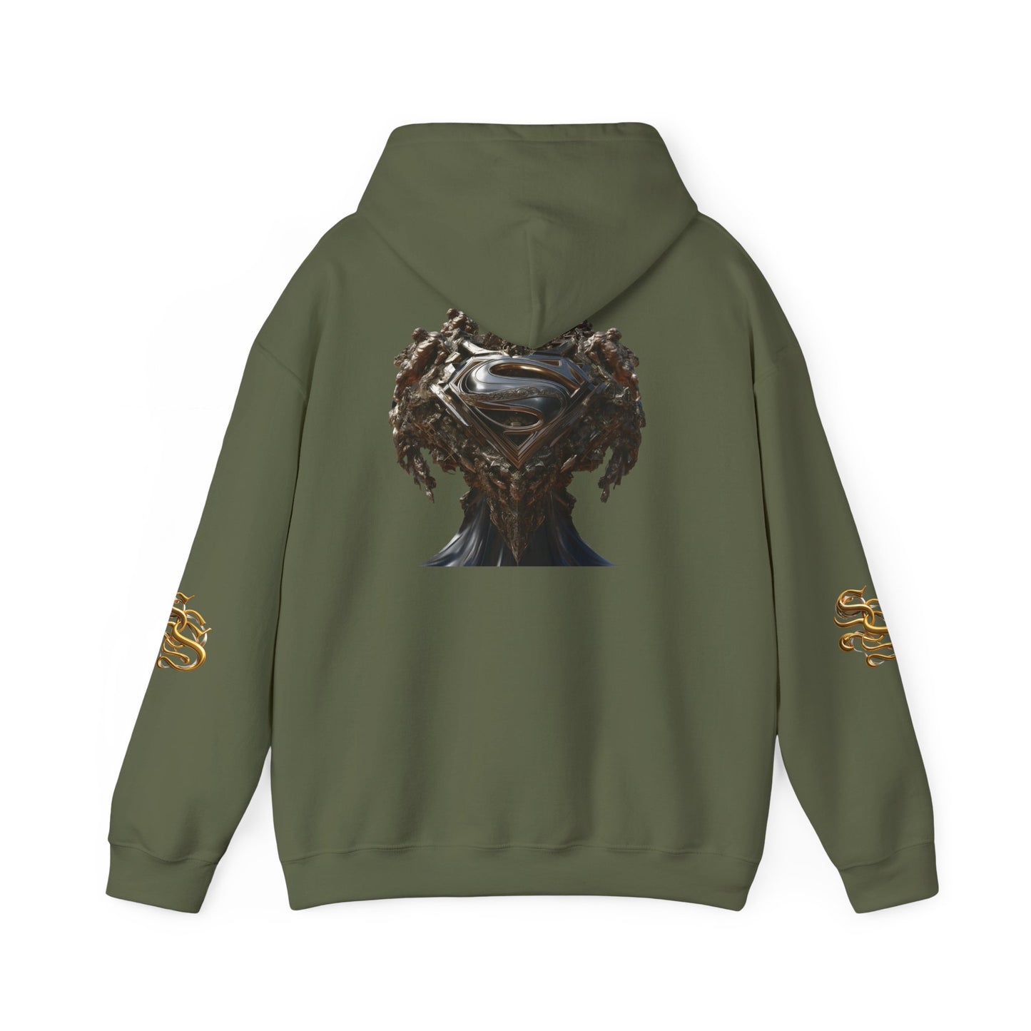 Unisex Heavy Blend™ Superhero Graphic Hoodie - Bold and Stylish Apparel for Fans