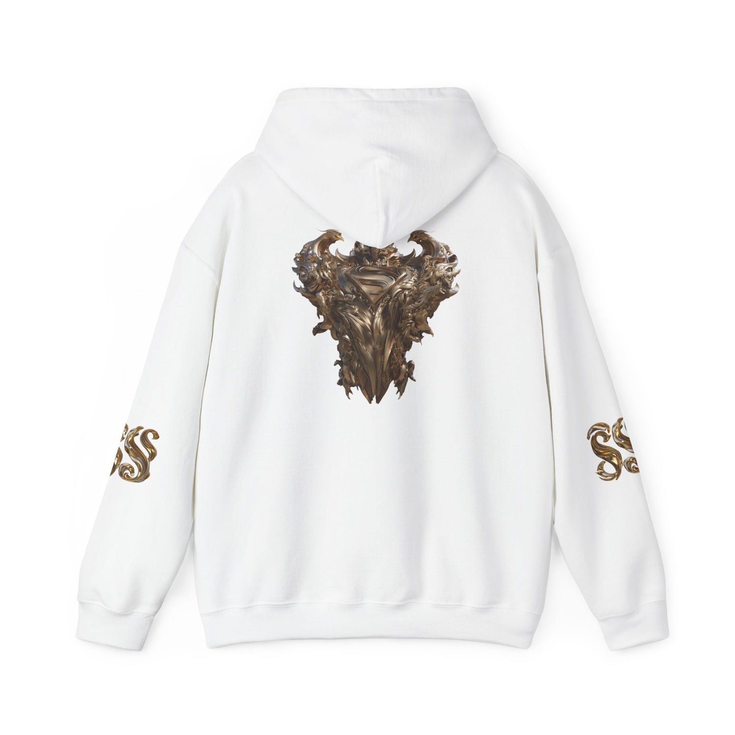 Epic Superhero Hoodie with Metallic Design - Unisex Heavy Blend™