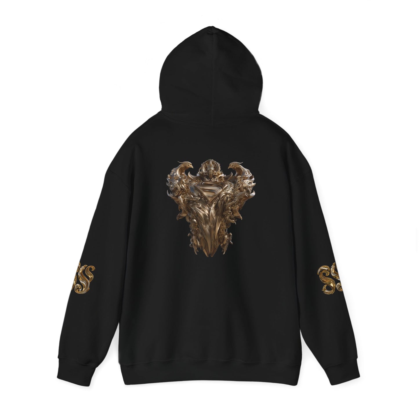 Epic Superhero Hoodie with Metallic Design - Unisex Heavy Blend™