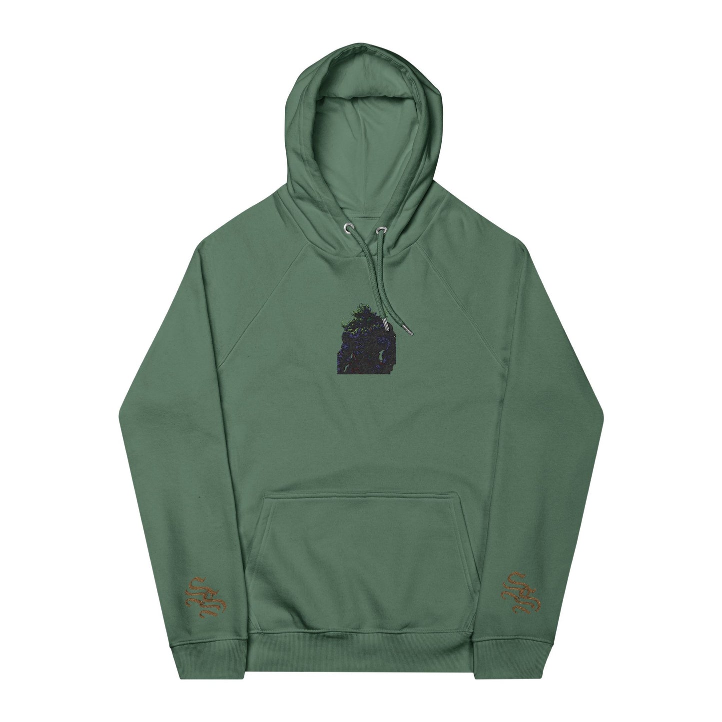 Unisex Eco Raglan Hoodie (Embroidery)
