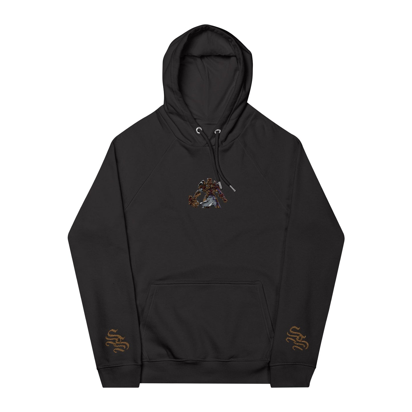 Unisex Eco Raglan Hoodie (Embroidery)