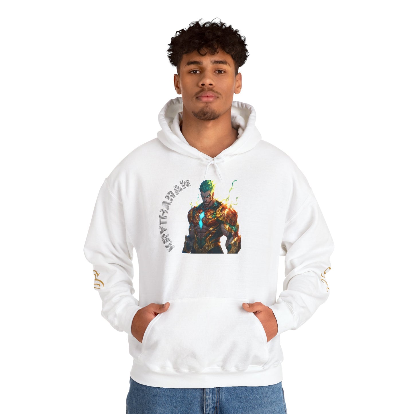 KRYTHARAN Graphic Unisex Hooded Sweatshirt - Unique Art Design